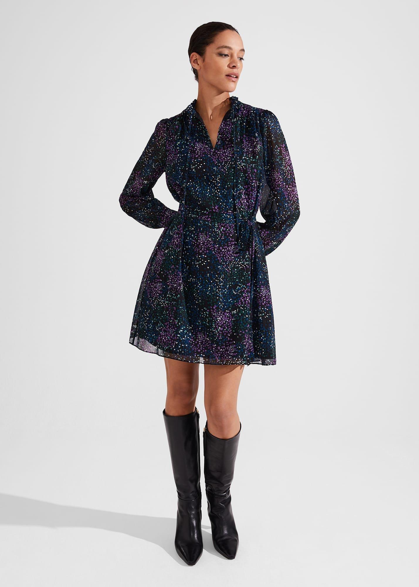 Lettie Dress, Black Multi, hi-res