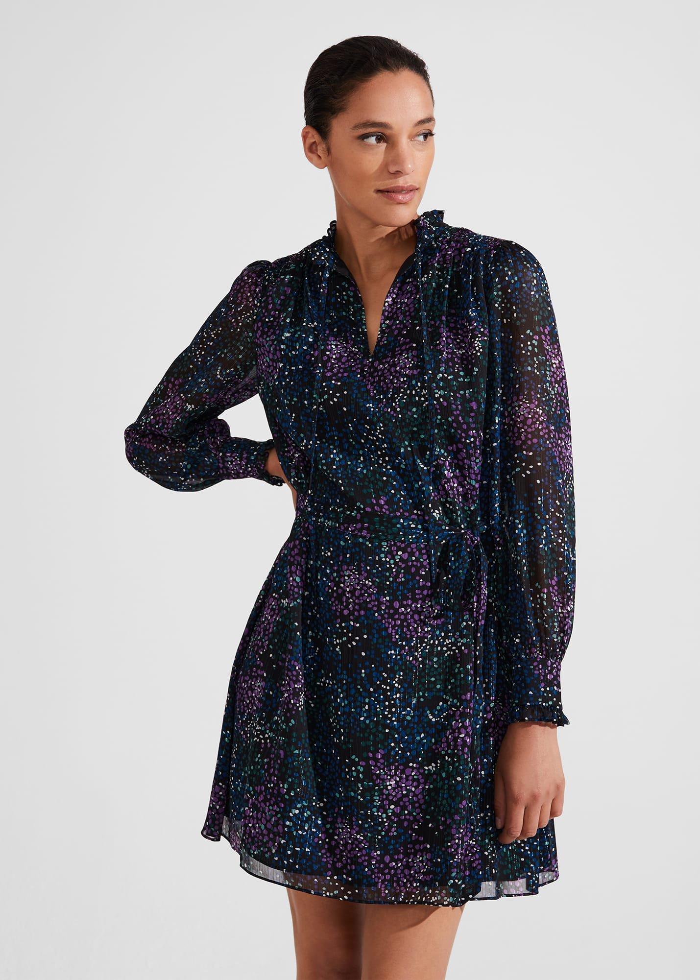 Lettie Dress, Black Multi, hi-res