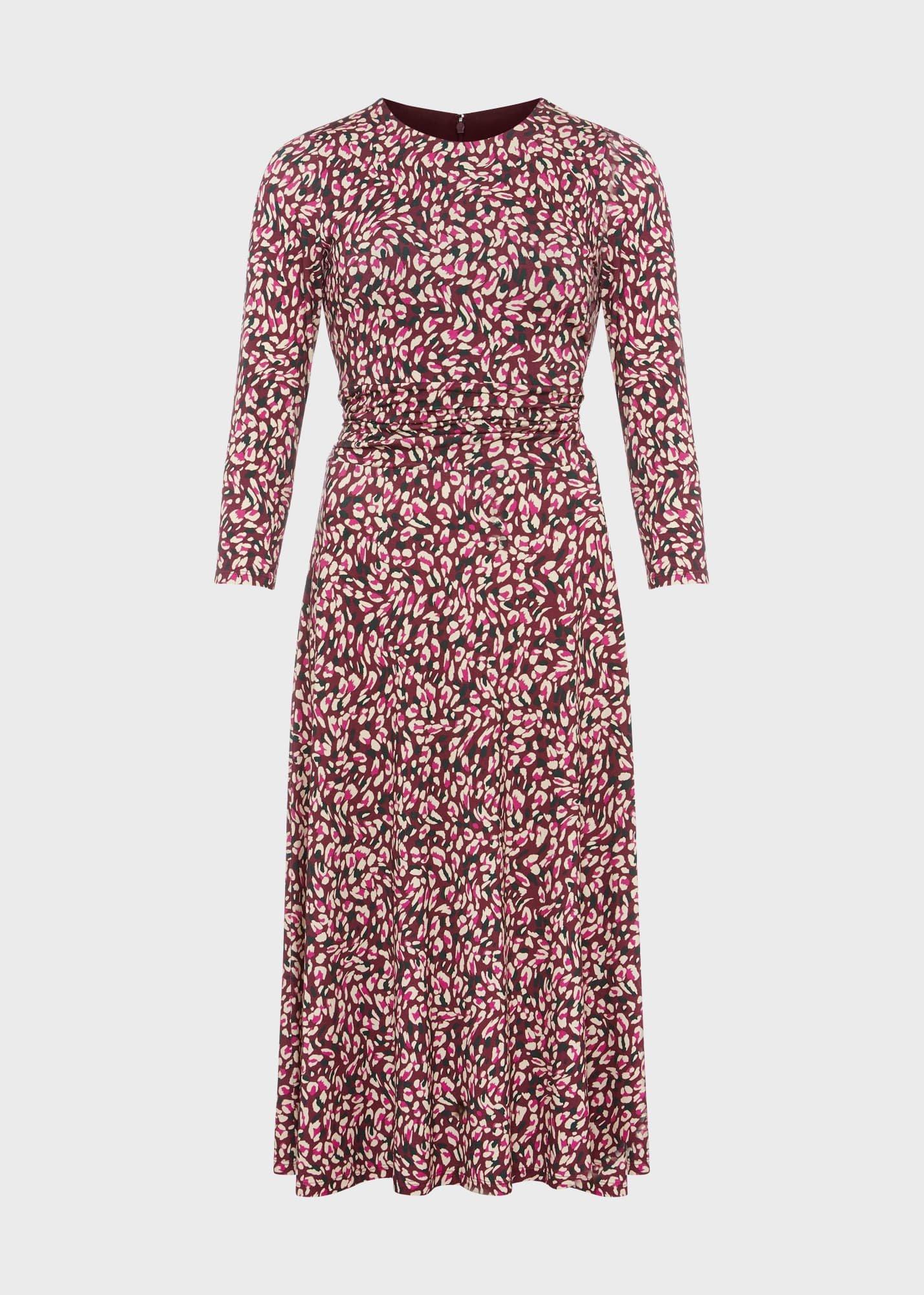 Bayview Jersey Dress, Purple Multi, hi-res