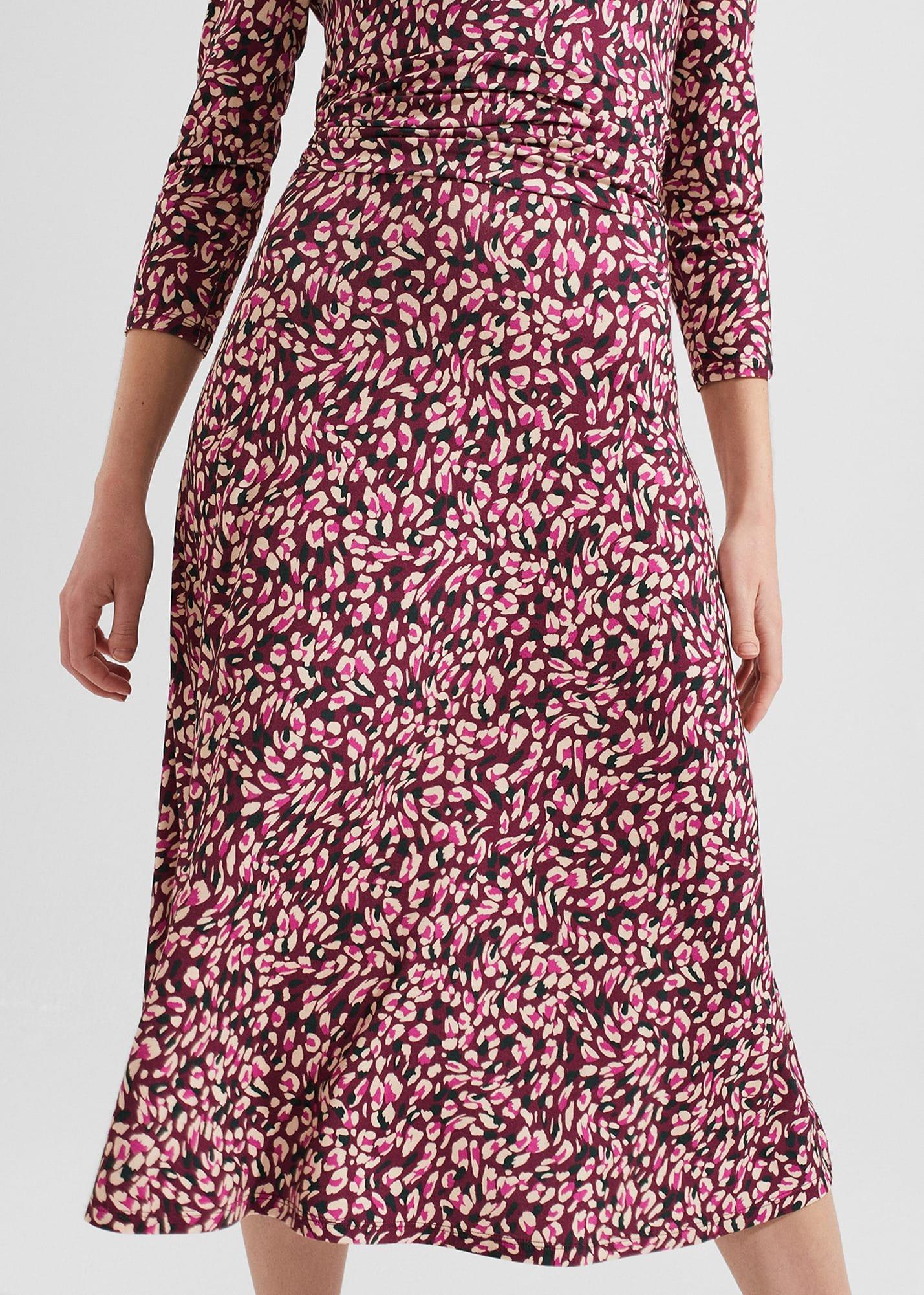 Bayview Jersey Dress, Purple Multi, hi-res