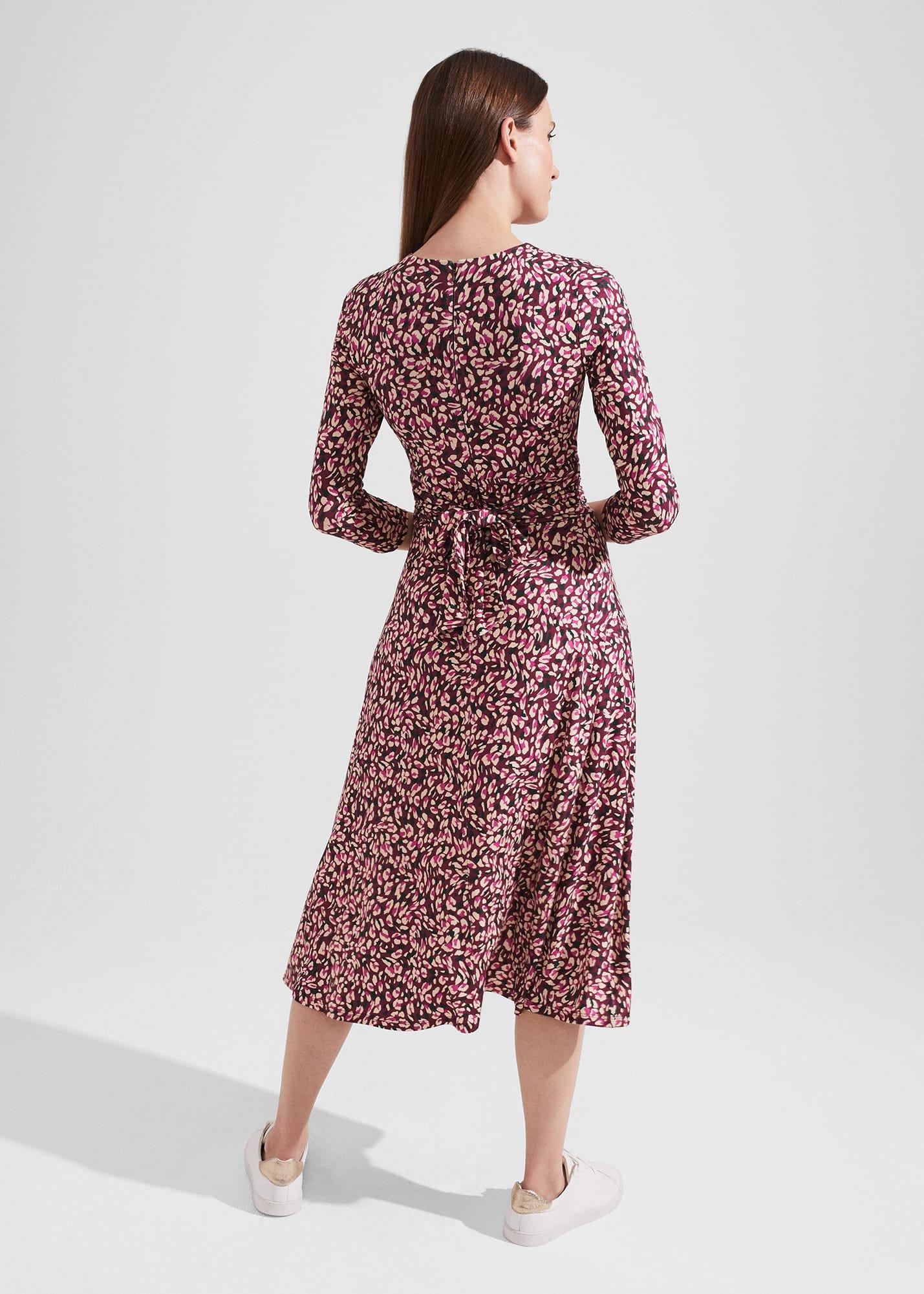 Bayview Jersey Dress, Purple Multi, hi-res