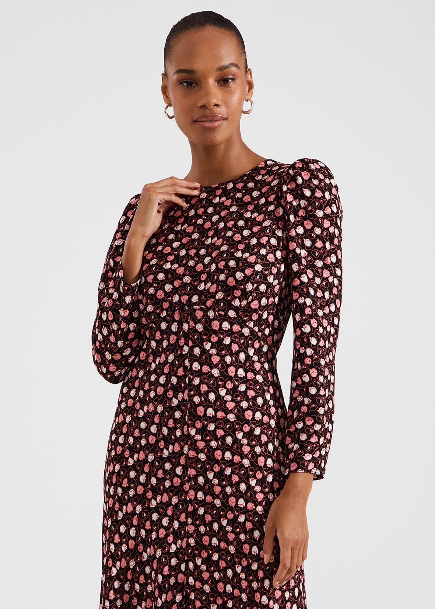 Yvonne Dress, Black Multi, hi-res