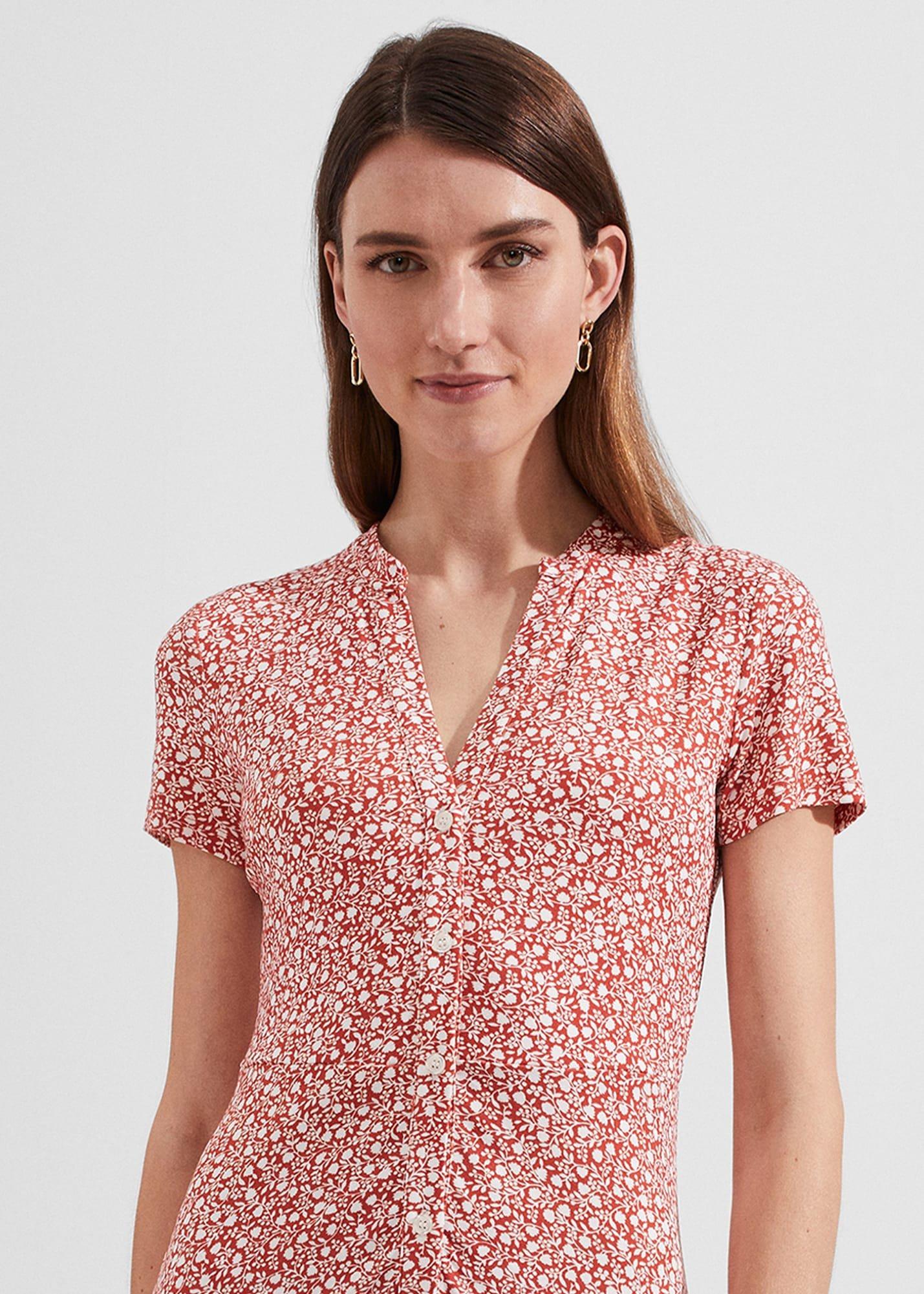 Jacinta Dress, Apricot Ivory, hi-res