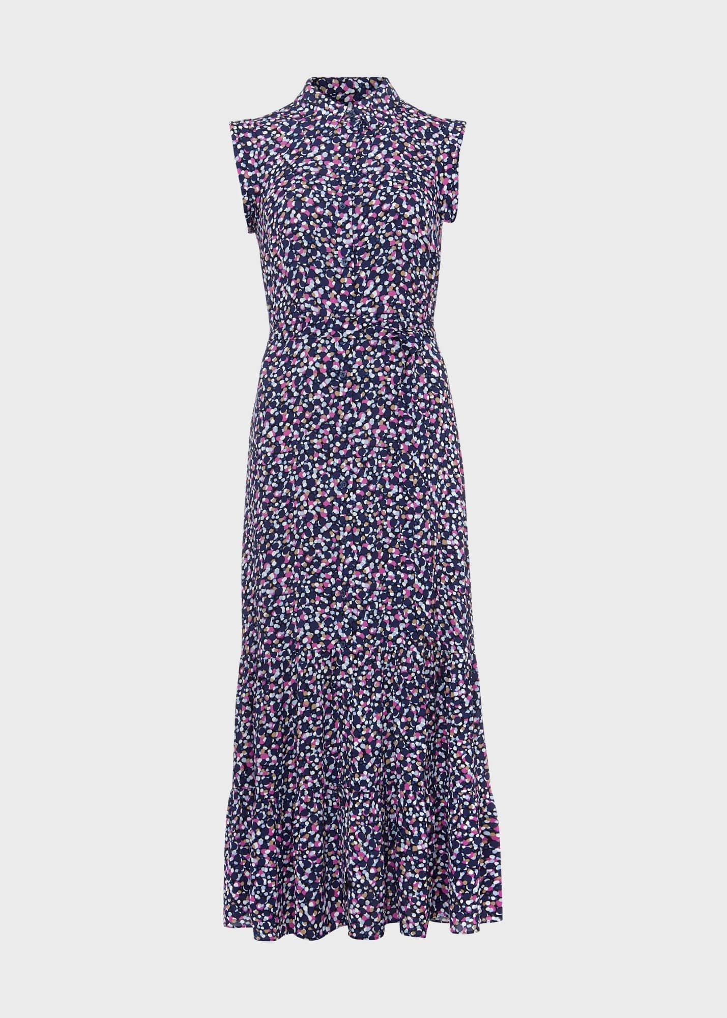 Esme Dress, Navy Multi, hi-res