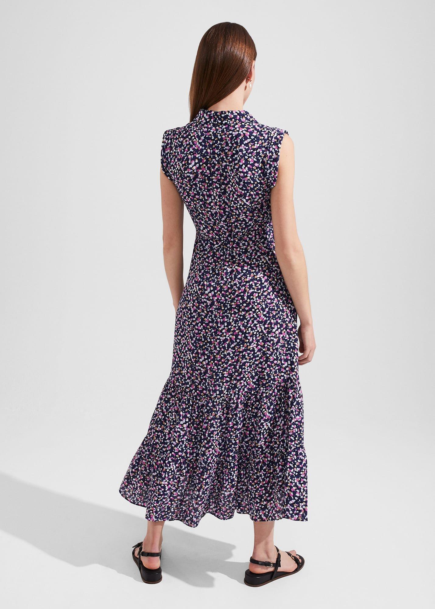 Petite Esme Dress, Navy Multi, hi-res