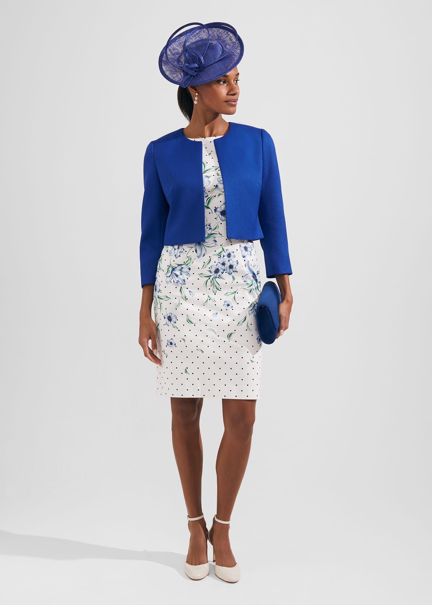 Fiona Floral Shift Dress, Ivory Multi, hi-res