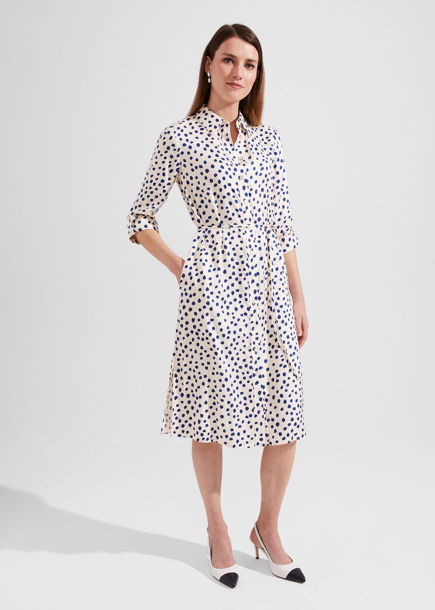 Cali Spot Shirt Dress