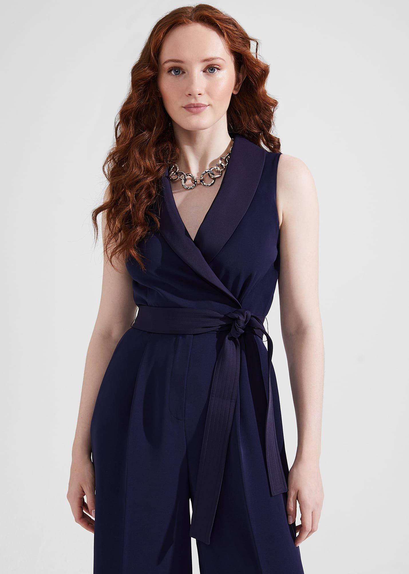 Maia Jumpsuit, Midnight Navy, hi-res
