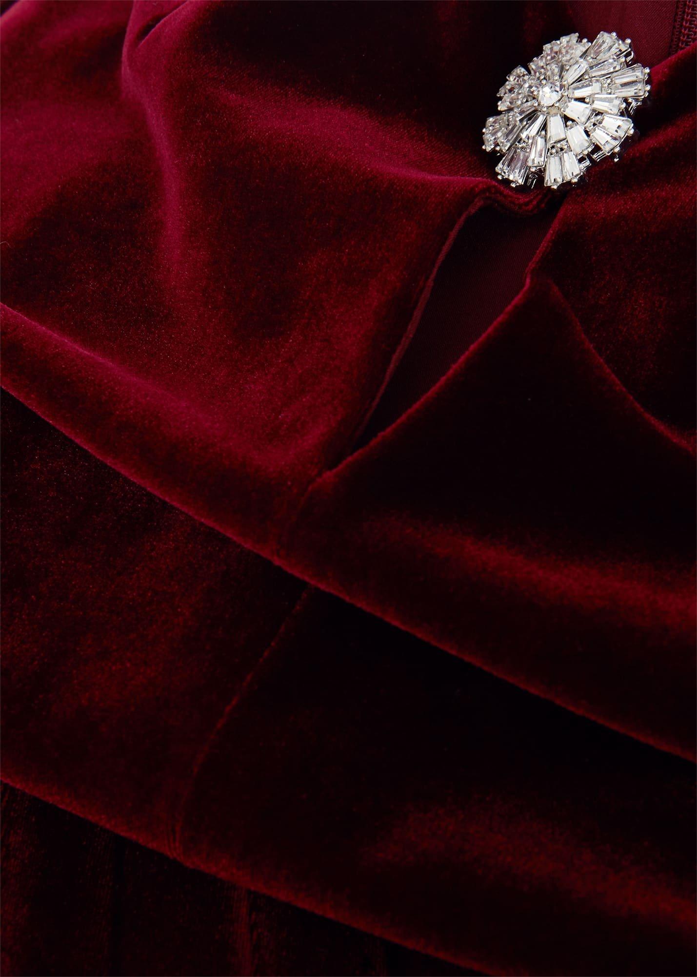 Petite Rosalie Dress, Deep Red, hi-res