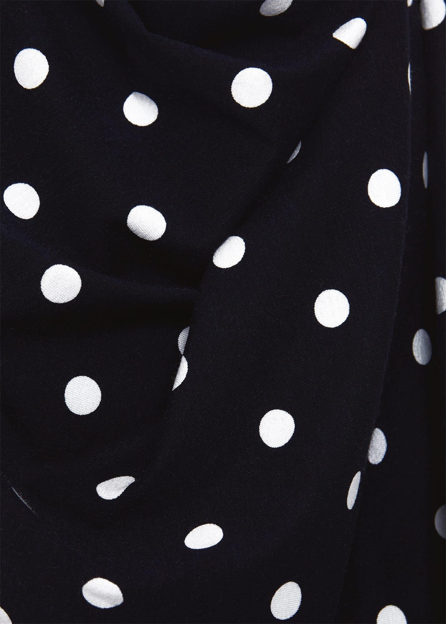 Bayview Jersey Dress, Navy Ivory, hi-res
