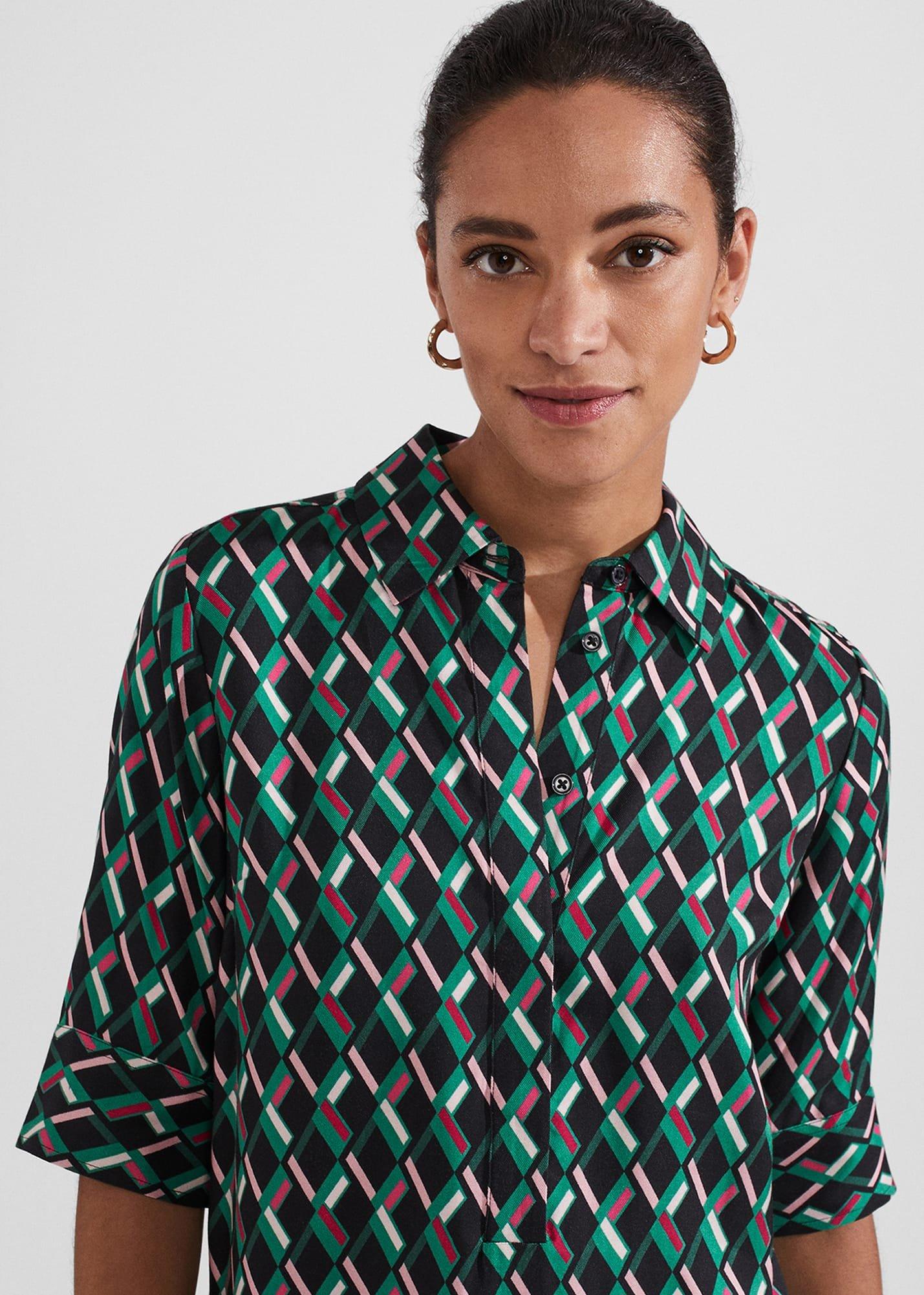 Marciella Dress, Black Multi, hi-res