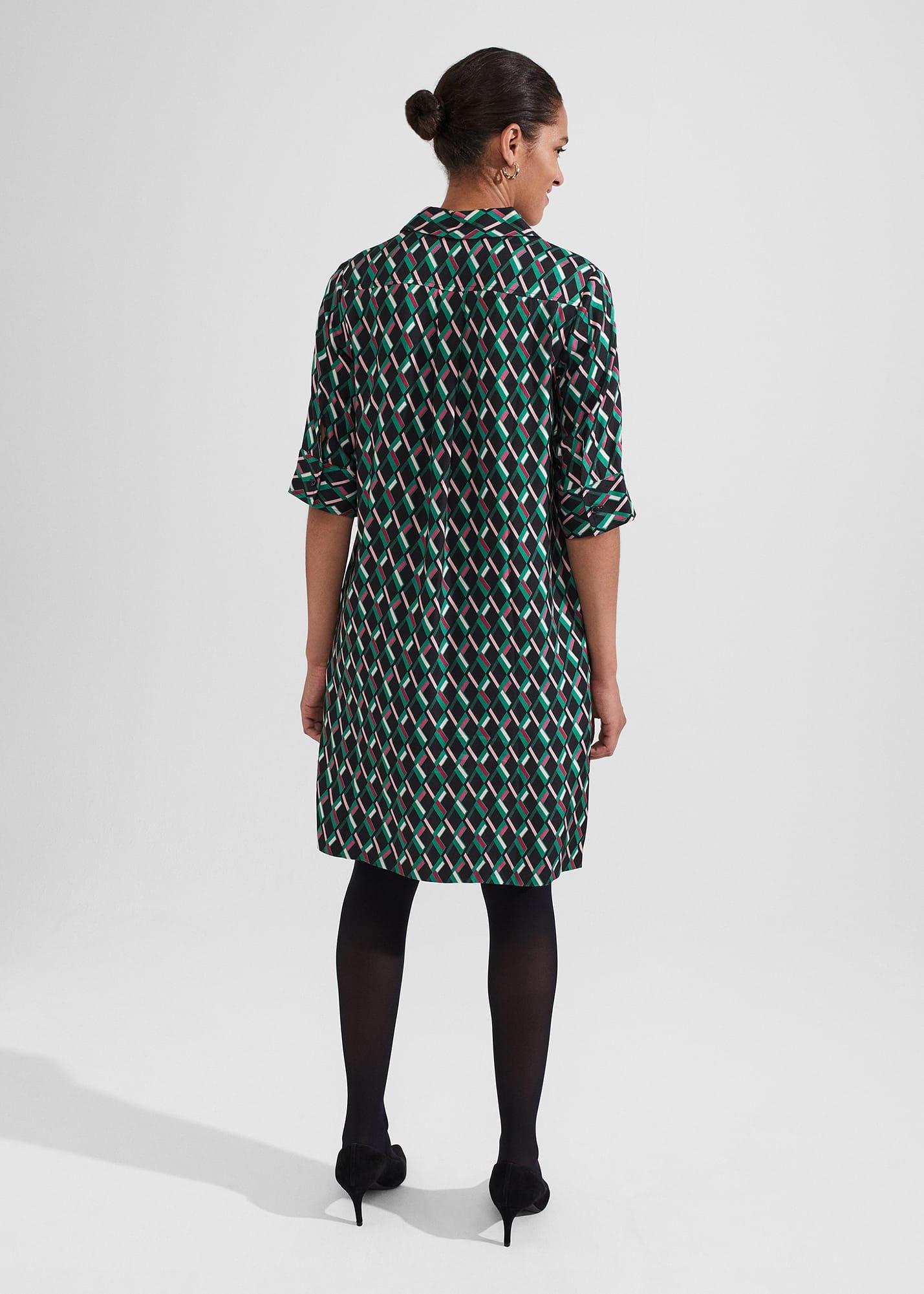 Marciella Dress, Black Multi, hi-res