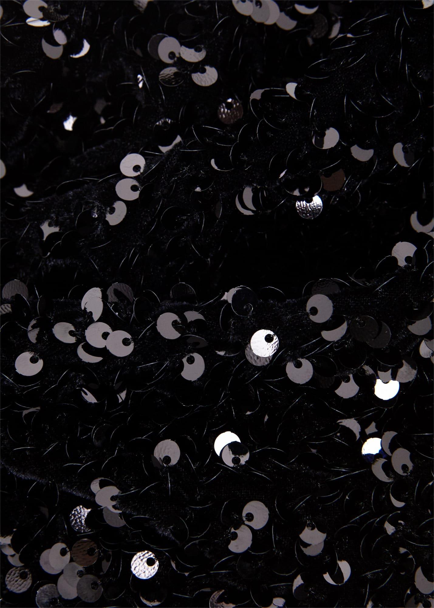 Sawyer  Sequin Dress, Black, hi-res