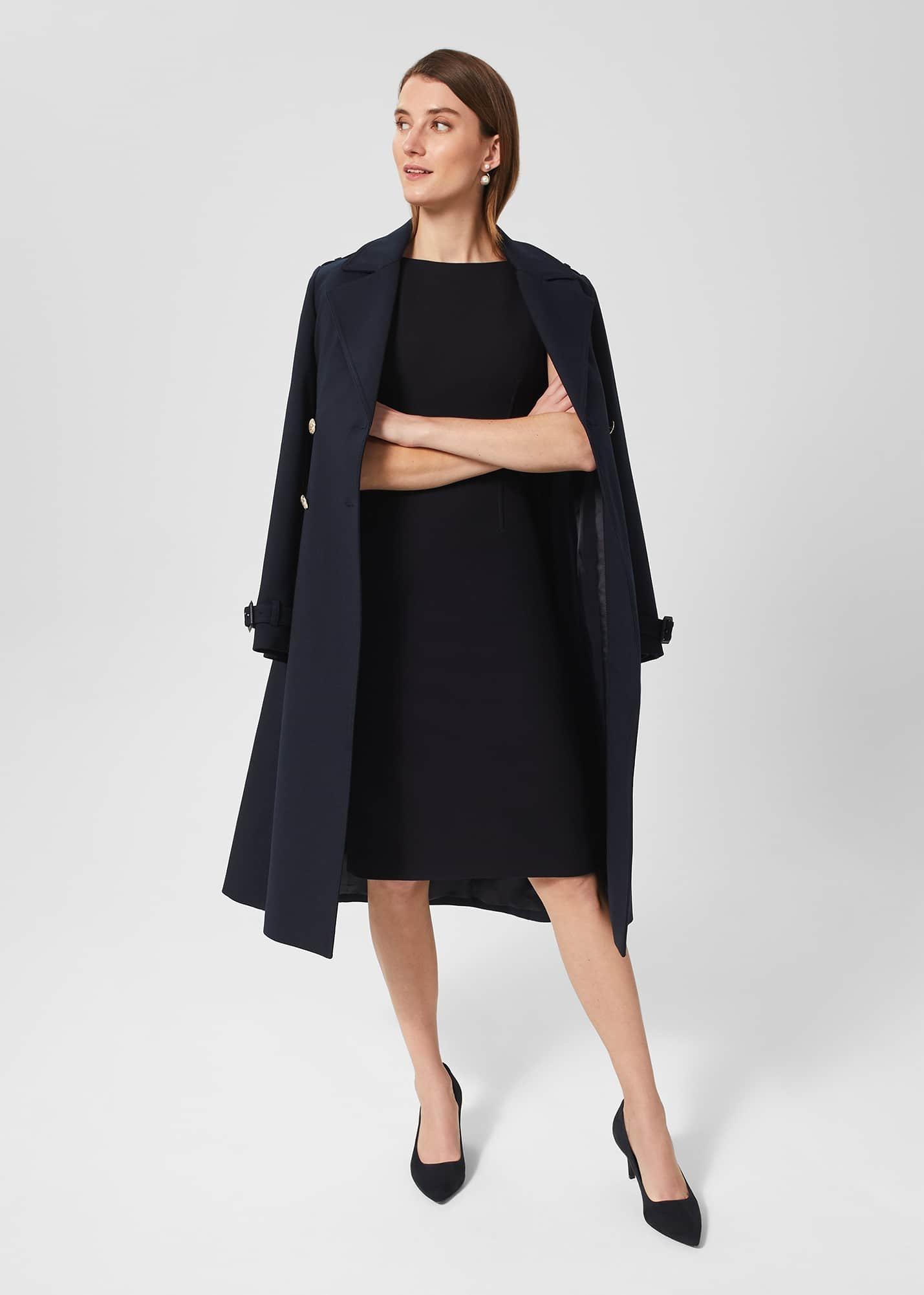 Petite Mia Dress, Navy, hi-res