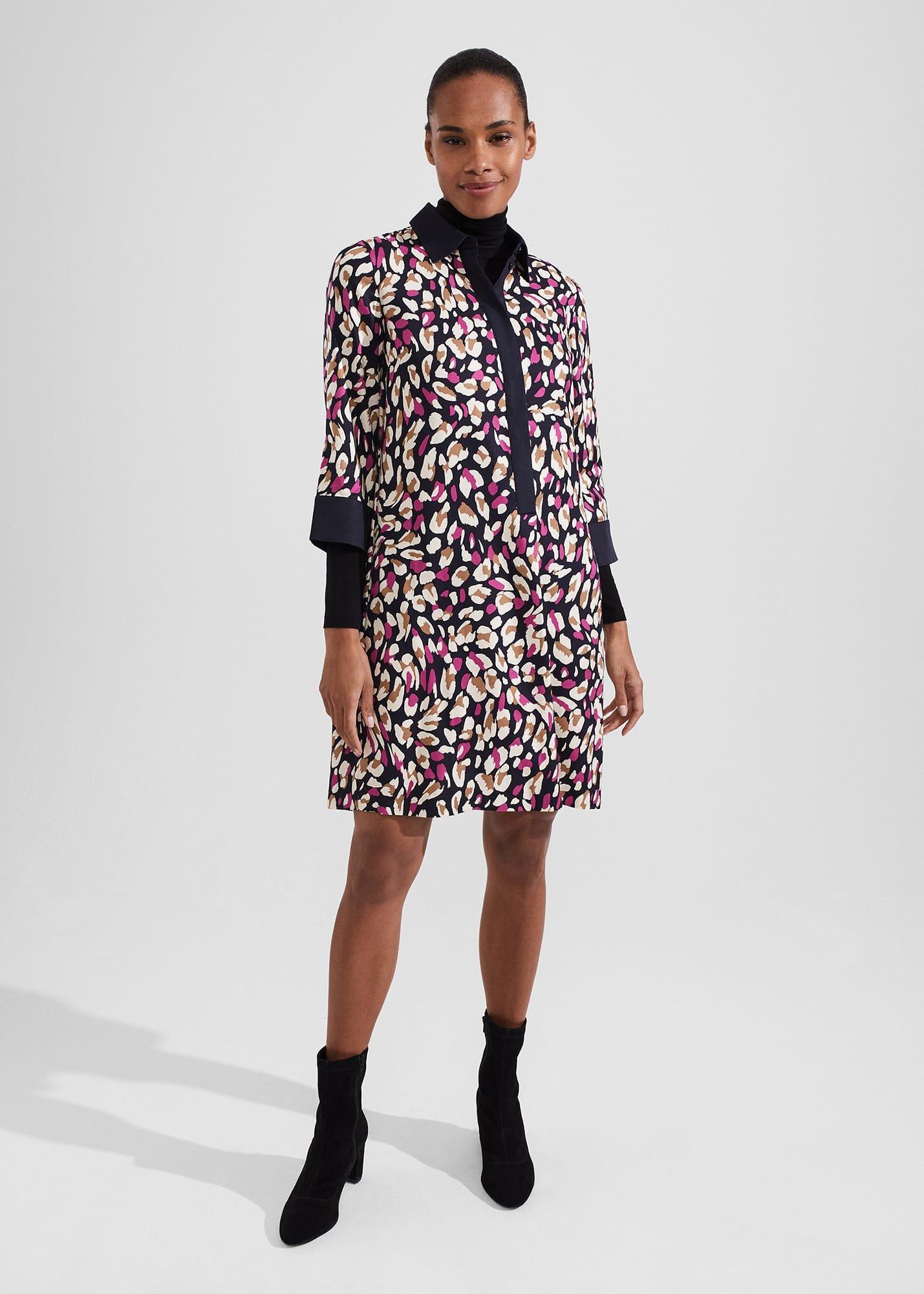 Marci Dress, Black Multi, hi-res