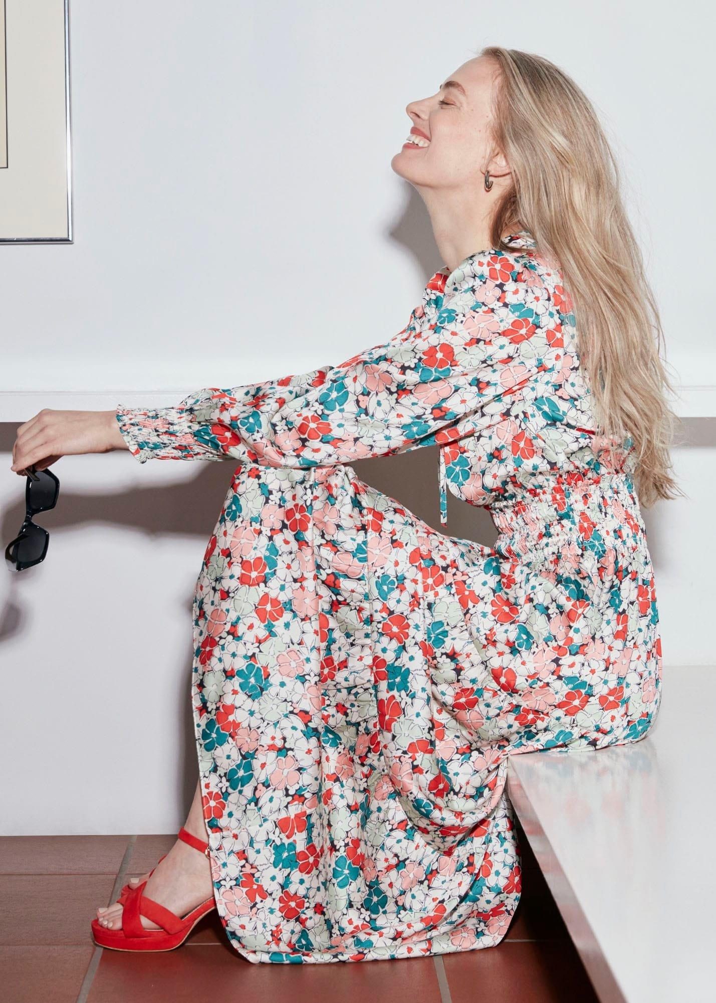 Fairfax Floral Fit And Flare Dress