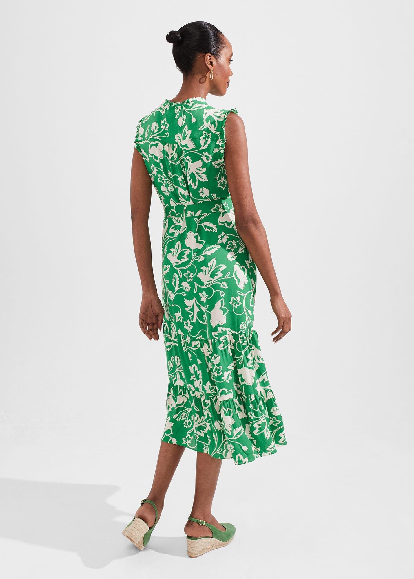 Petite Elsa Dress, Green Buttercrm, hi-res