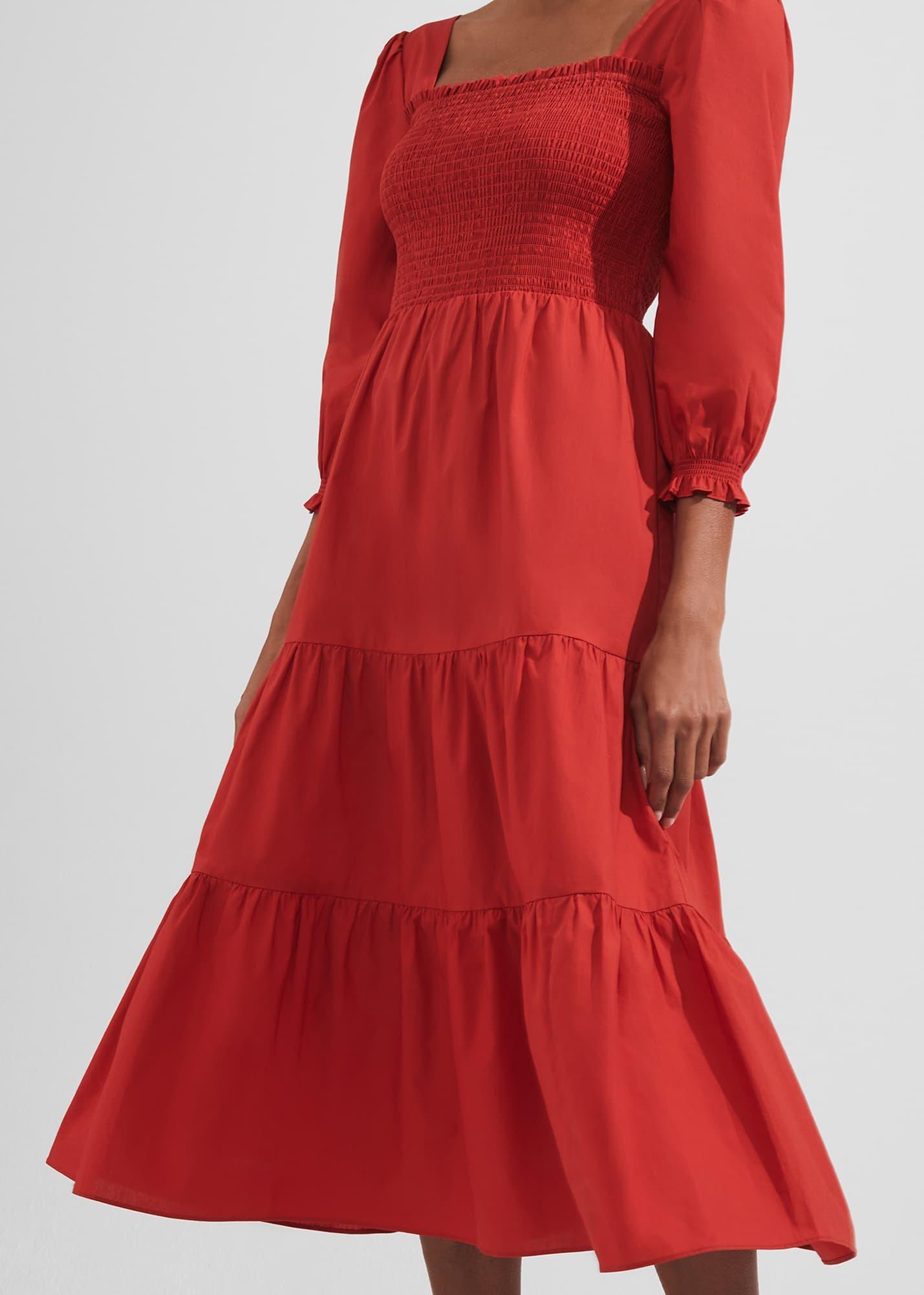 Tia Dress, Clay Red, hi-res