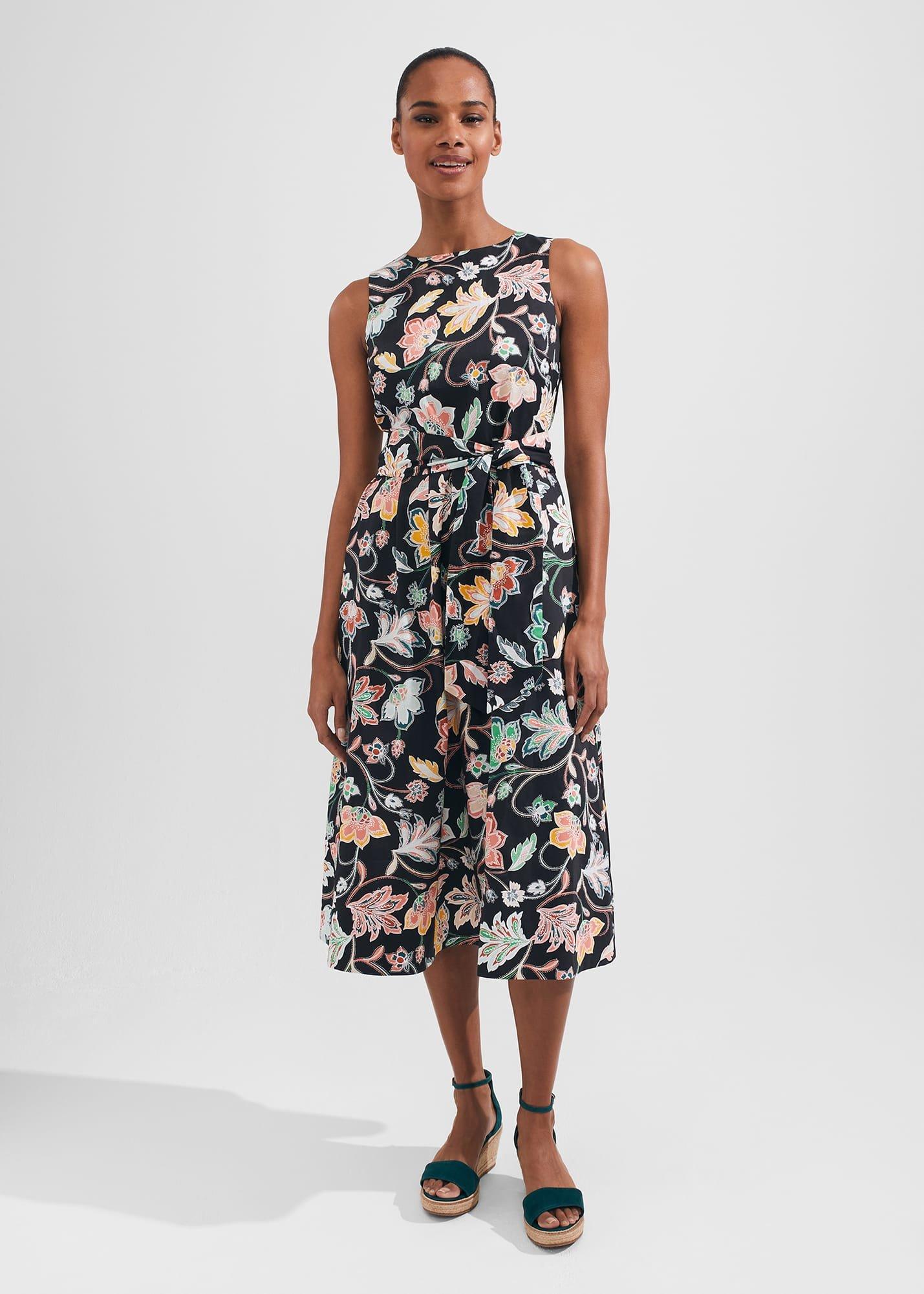 Emilie Dress, Black Multi, hi-res