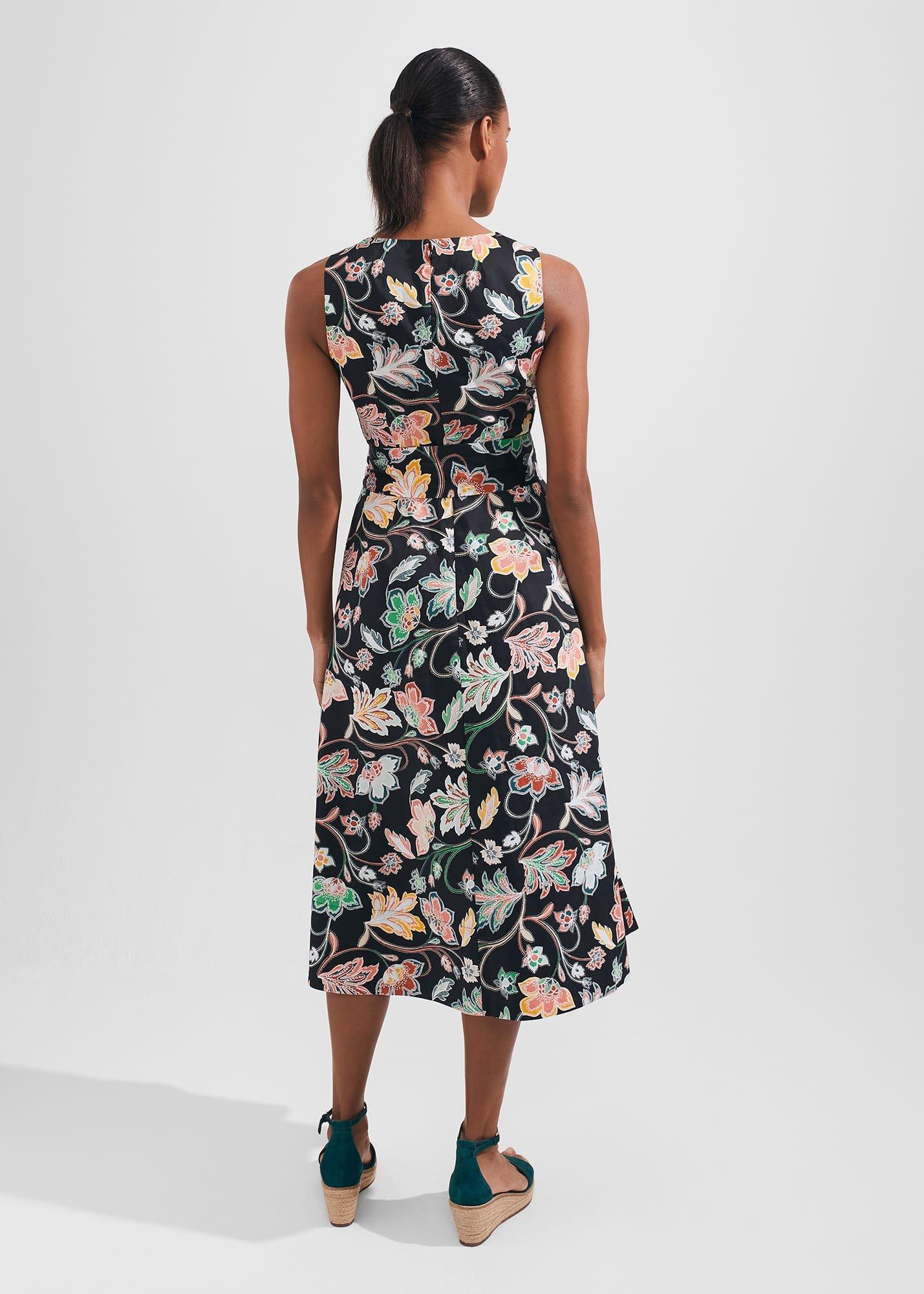 Petite Emilie Dress, Black Multi, hi-res