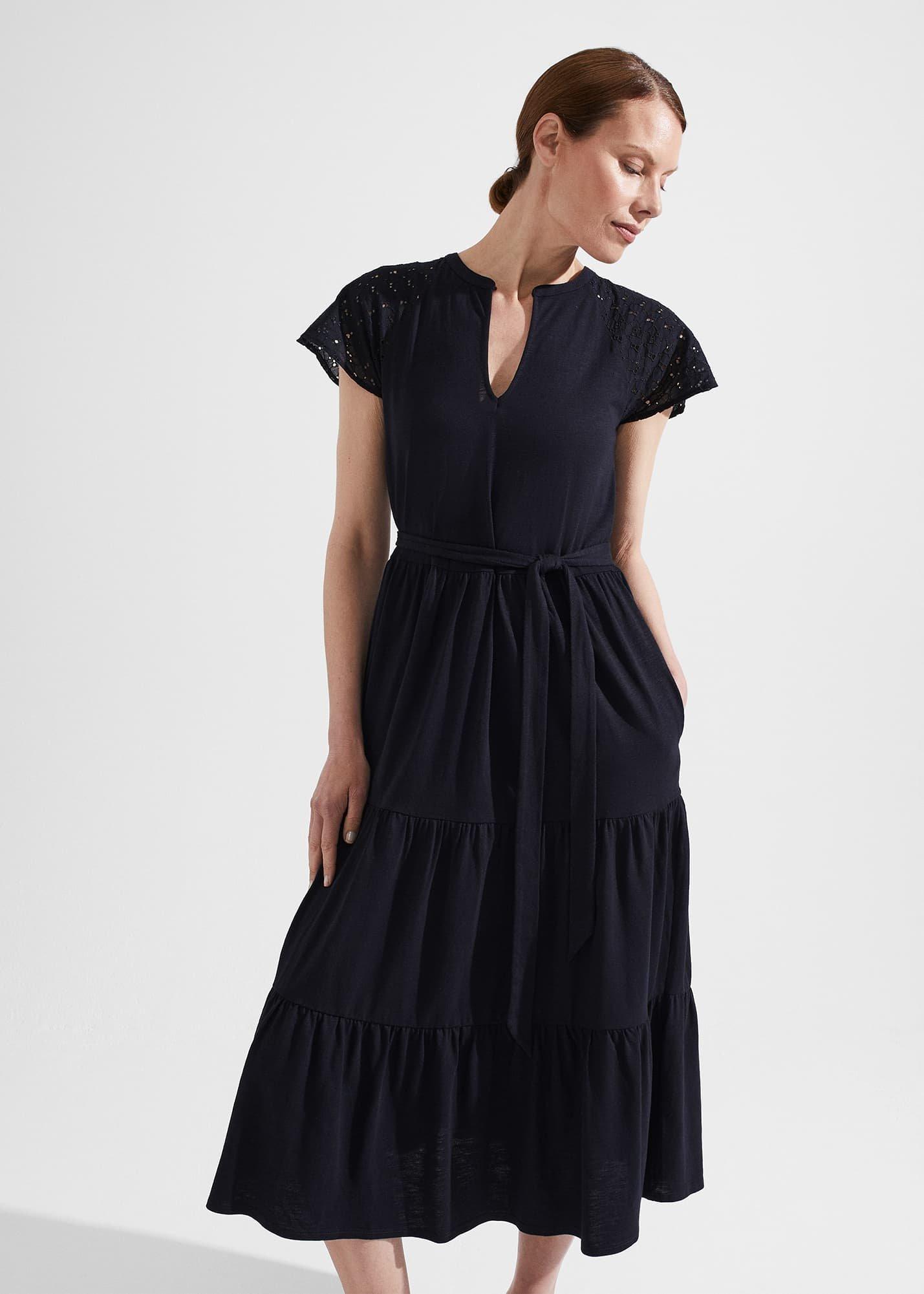 Brodie Dress, Navy, hi-res
