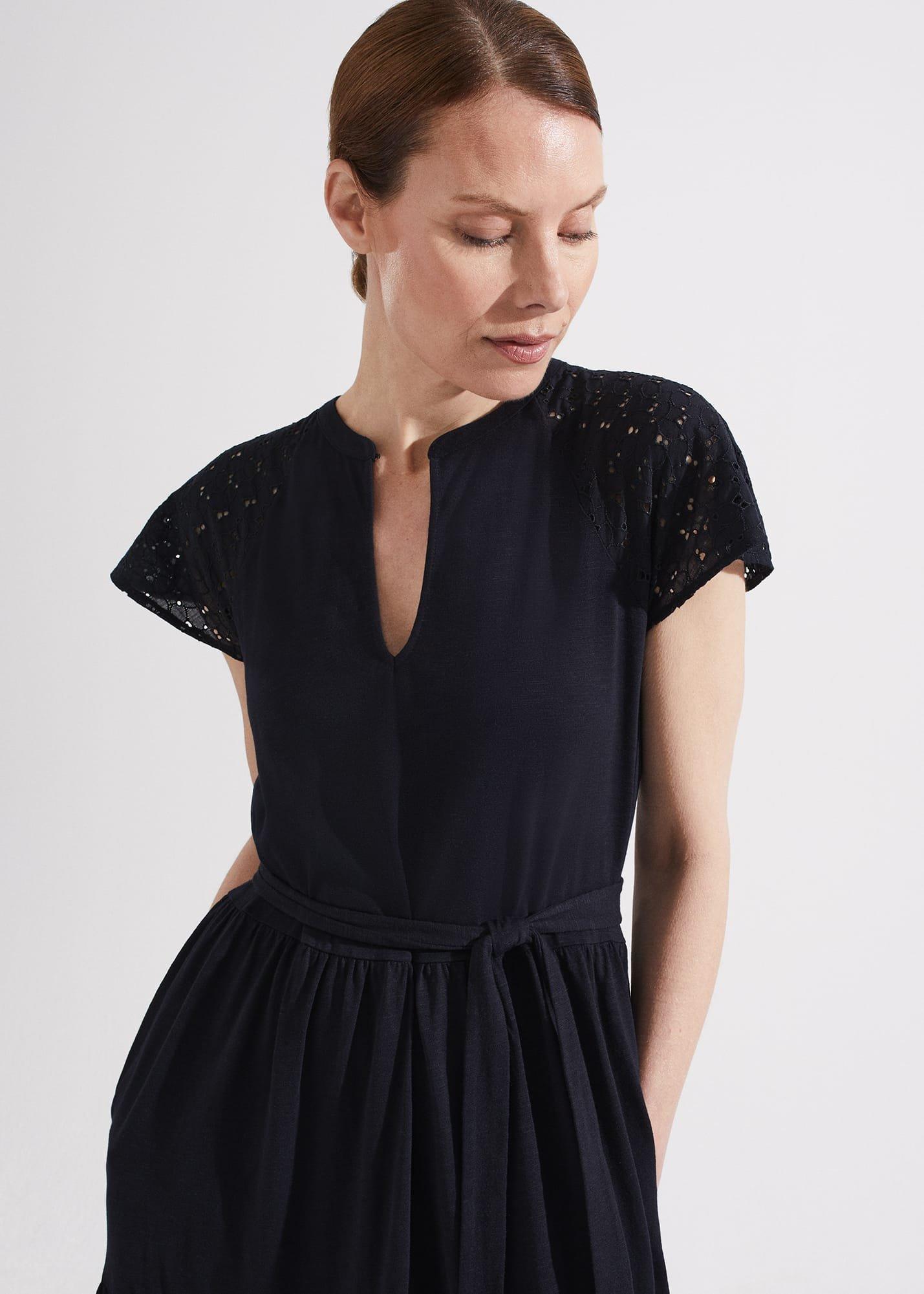 Brodie Dress, Navy, hi-res