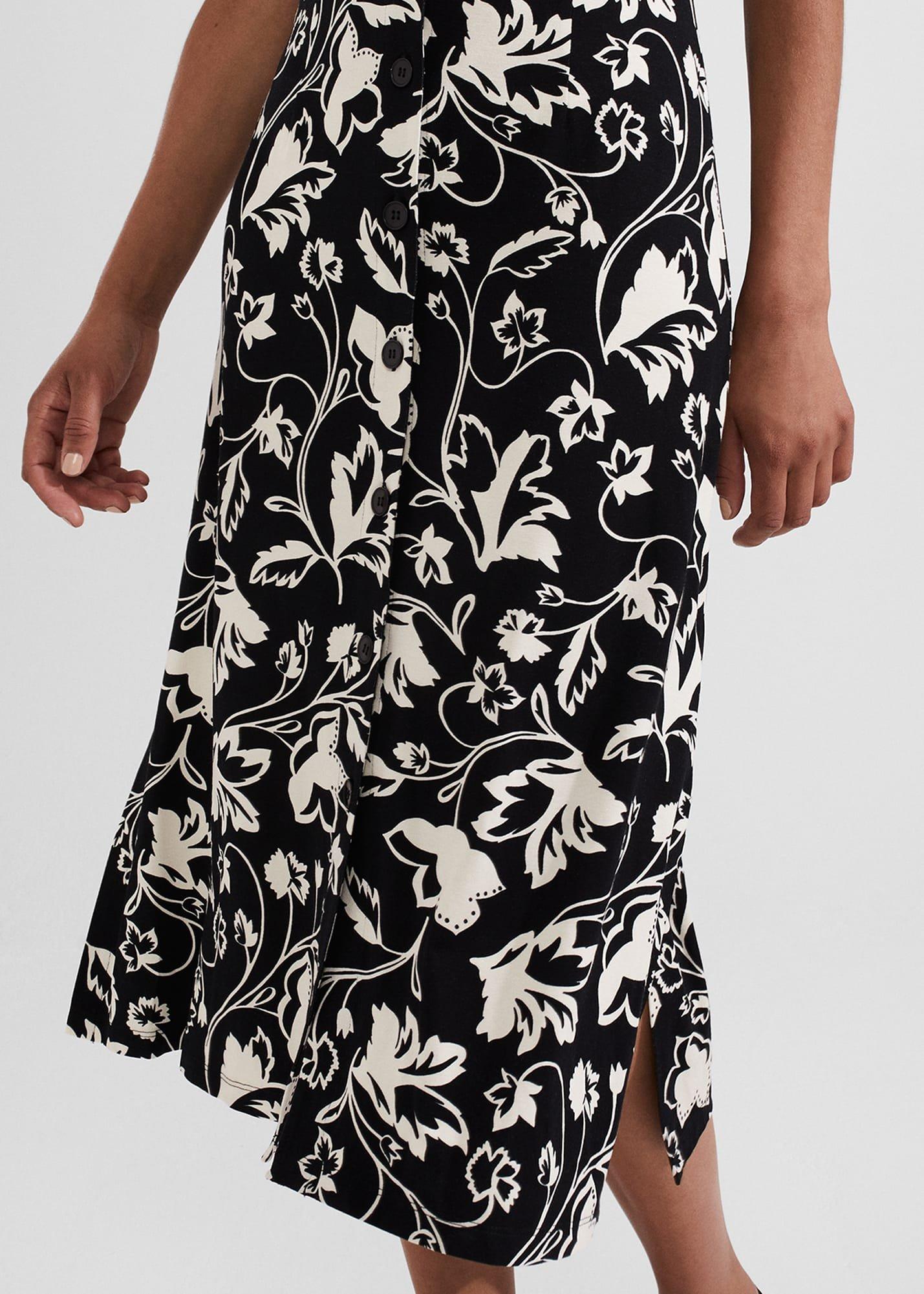 Joanna Dress, Black Cream, hi-res