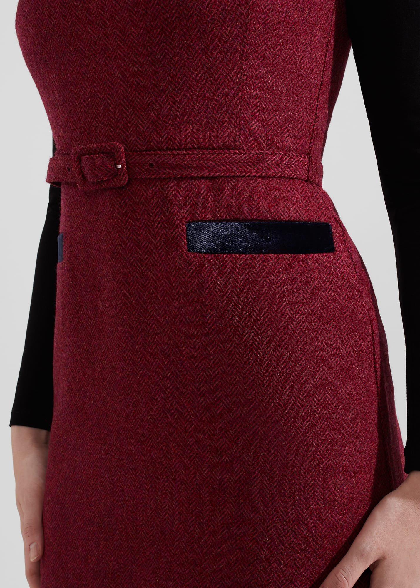 Diane Wool Dress, Pink Multi, hi-res