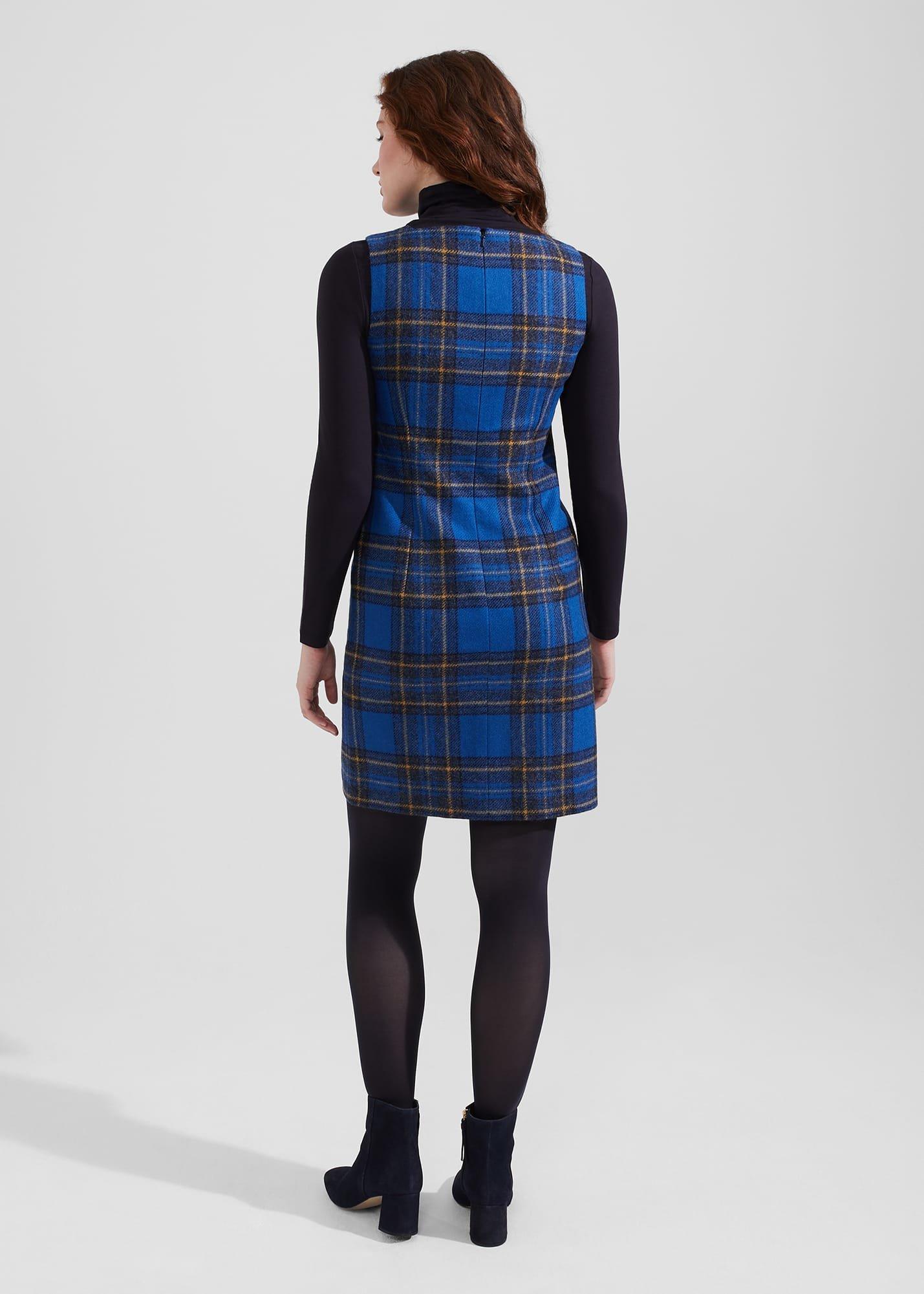 Maven Wool Dress, Blue Multi, hi-res