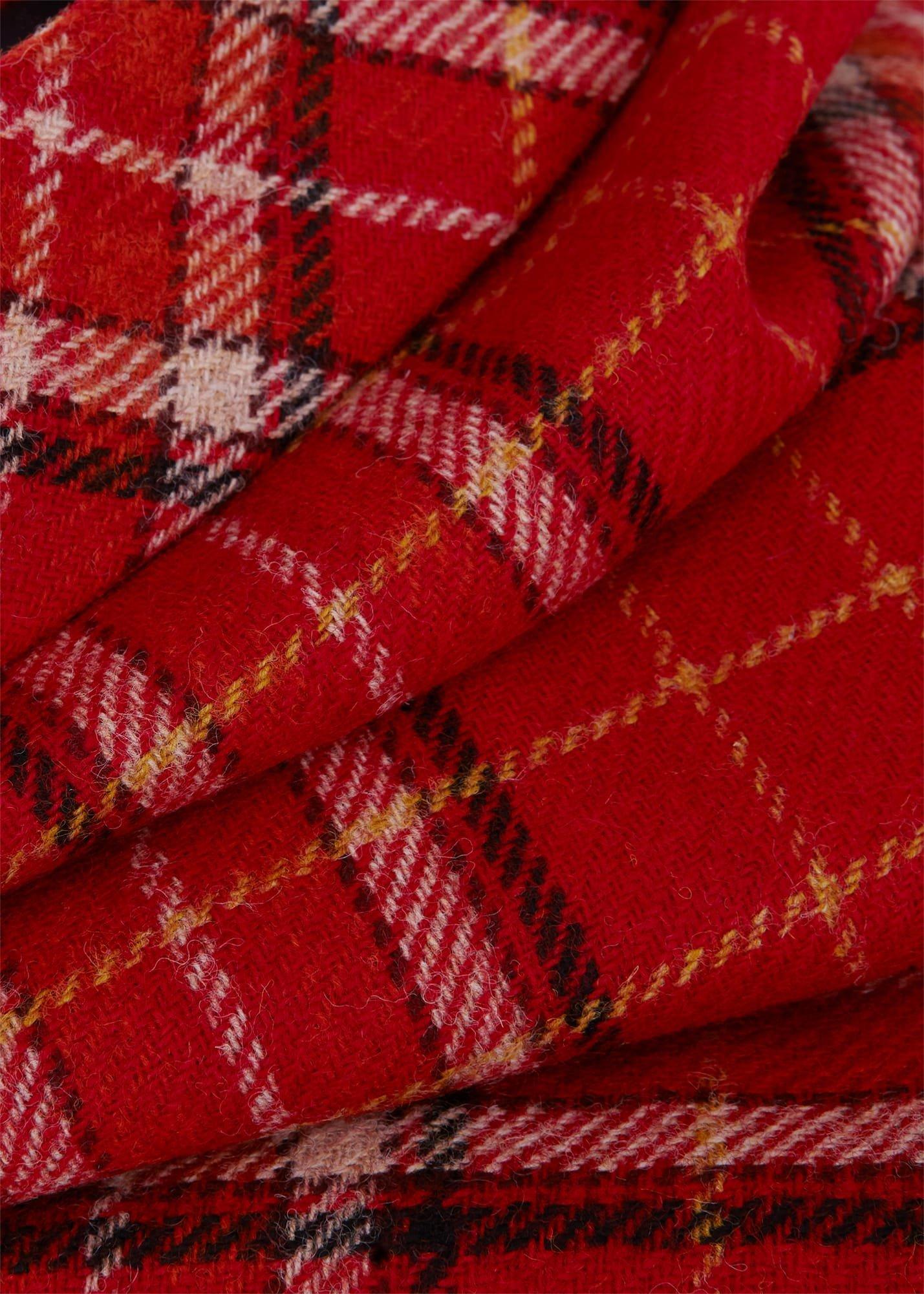 Mila Wool Dress, Red Multi, hi-res