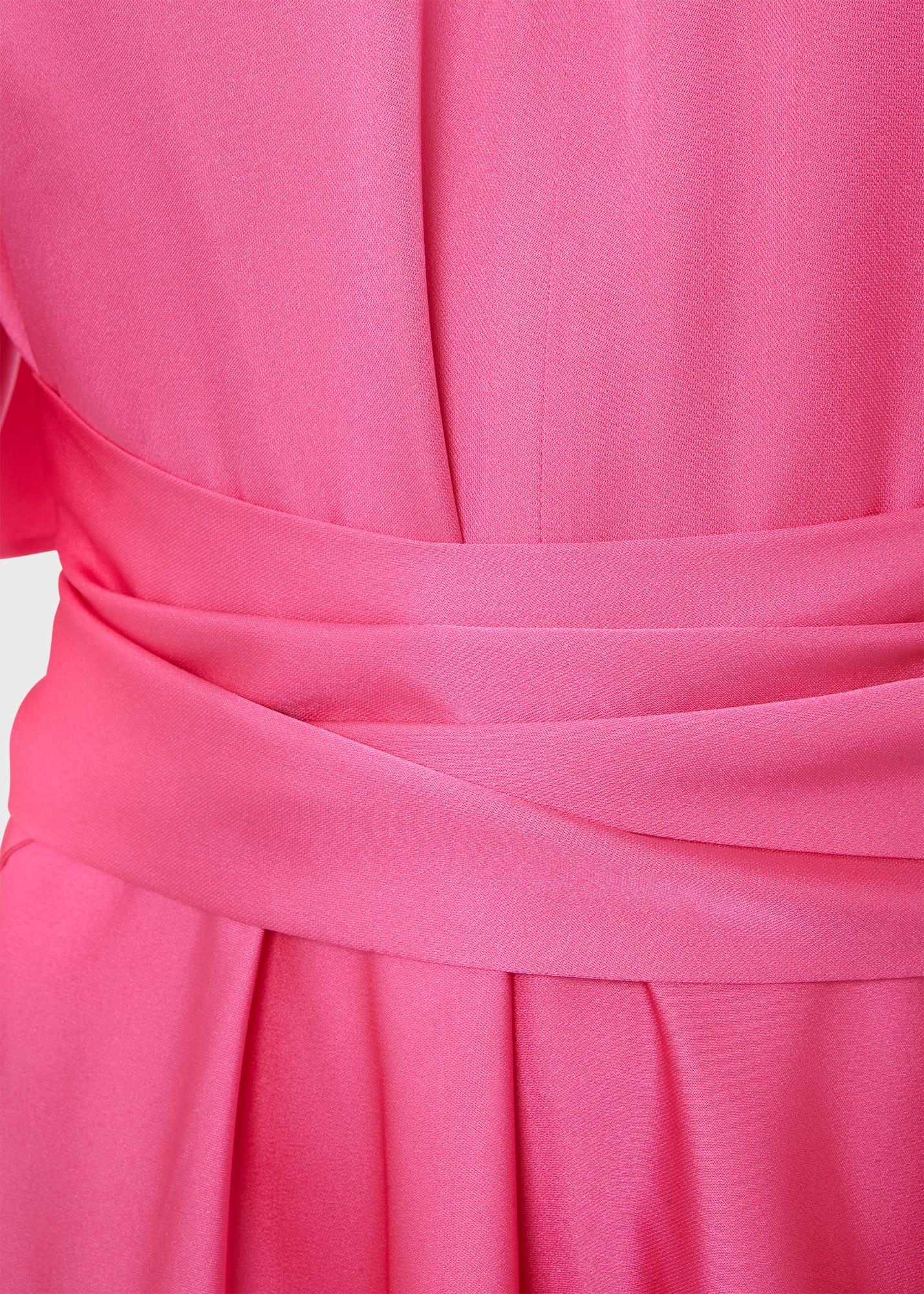 Orelia Fit And Flare Dress, Party Pink, hi-res