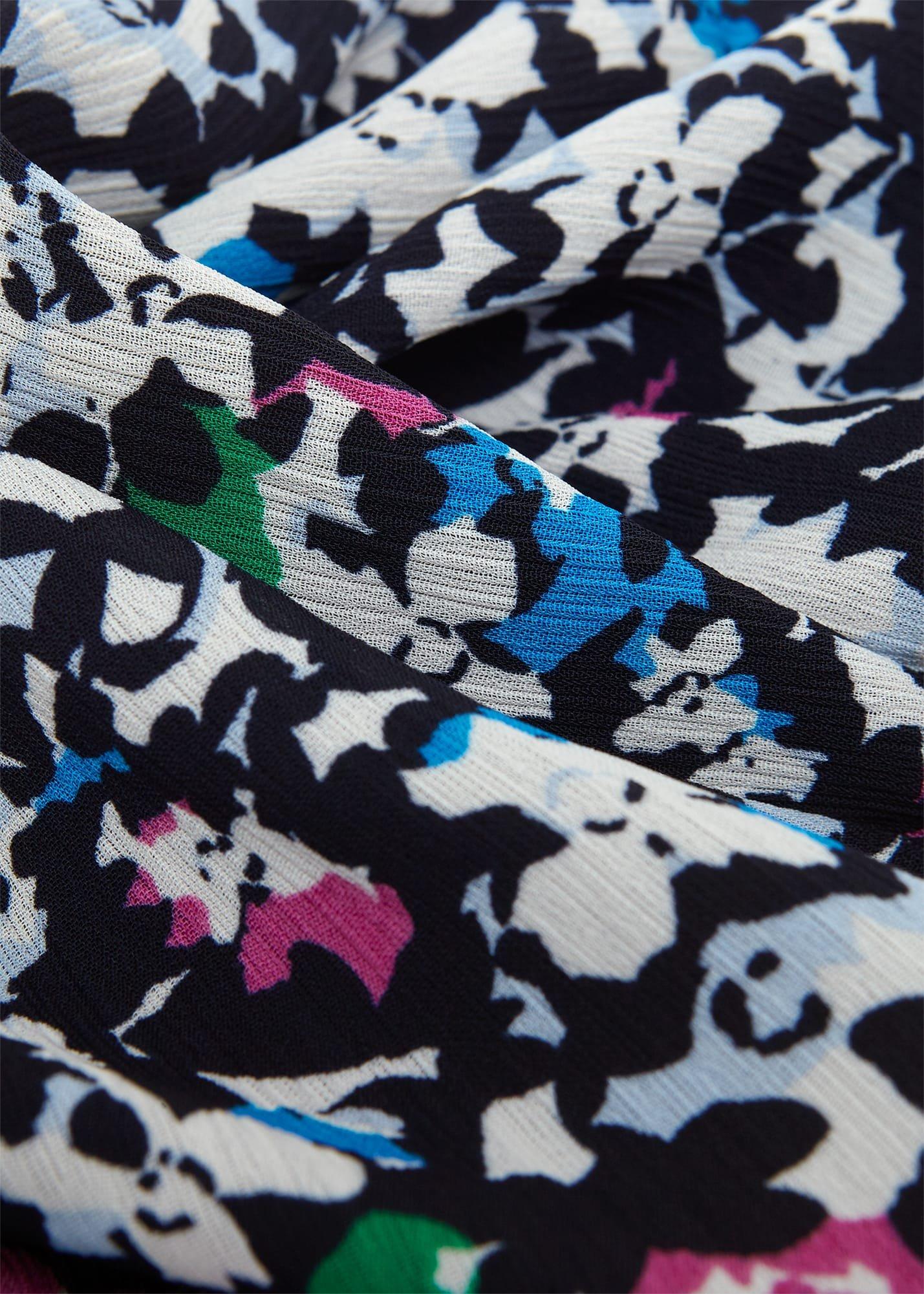 Selina A-Line Dress, Navy Multi, hi-res