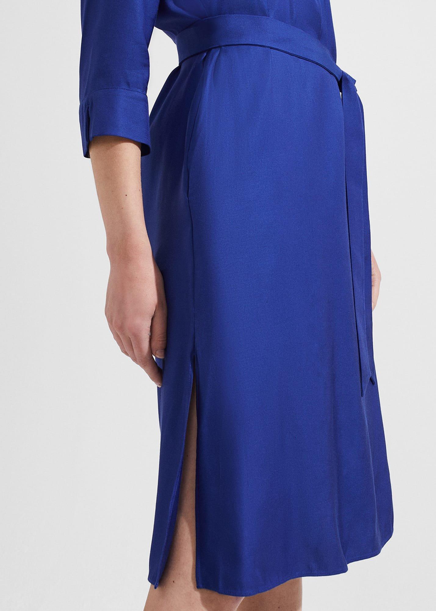 Sara Shirt Dress, Deep Blue, hi-res