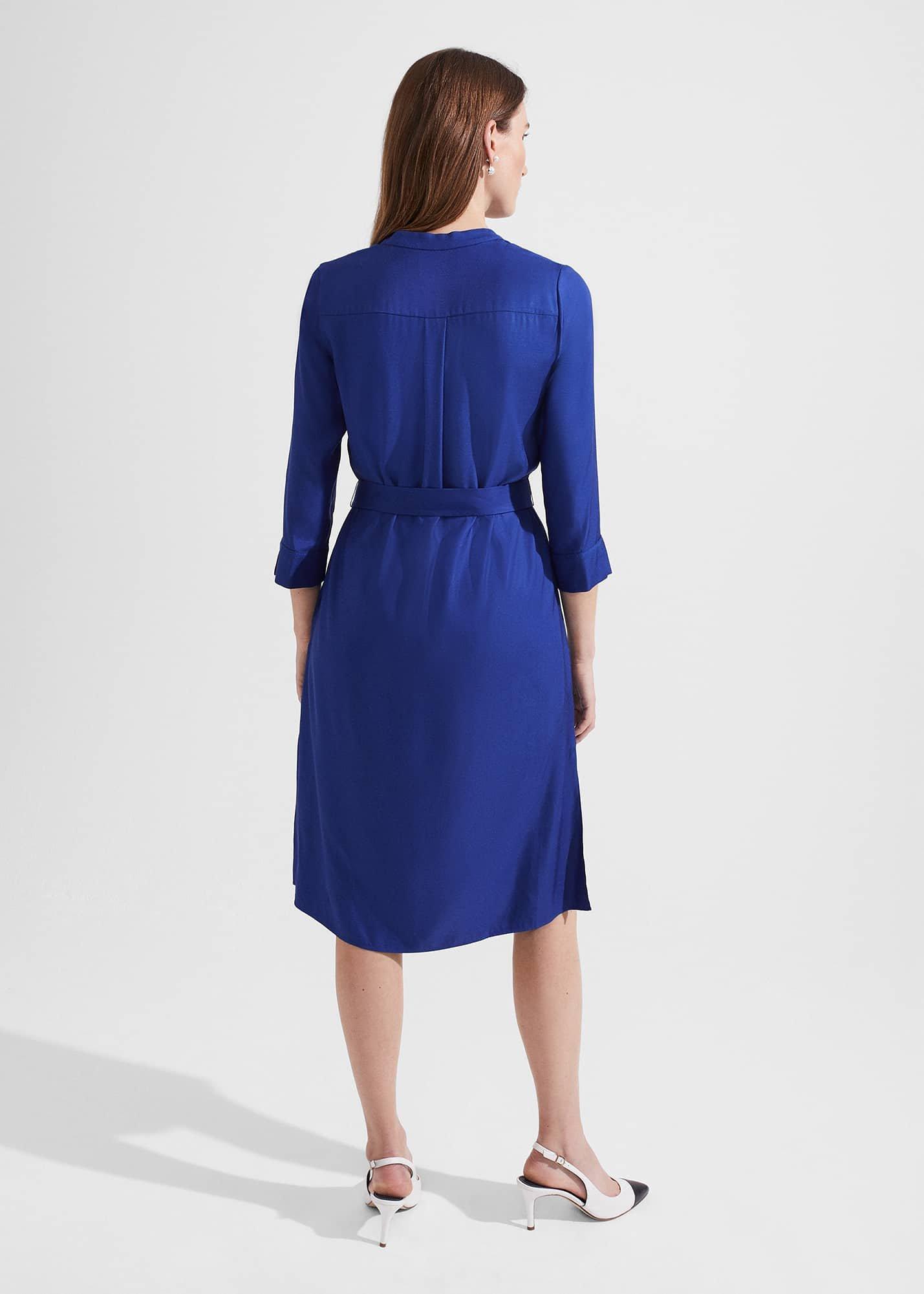 Sara Shirt Dress, Deep Blue, hi-res