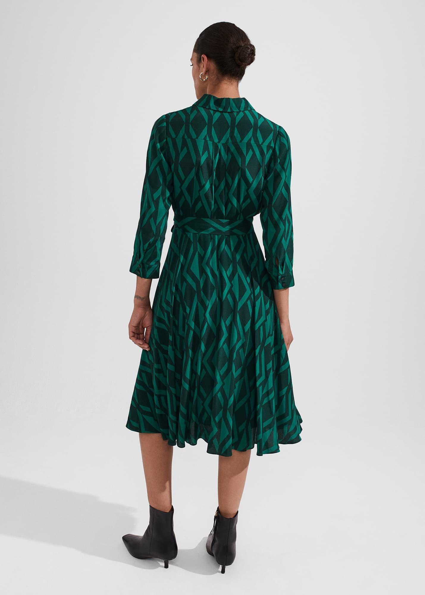 Lainey Dress, Green Multi, hi-res