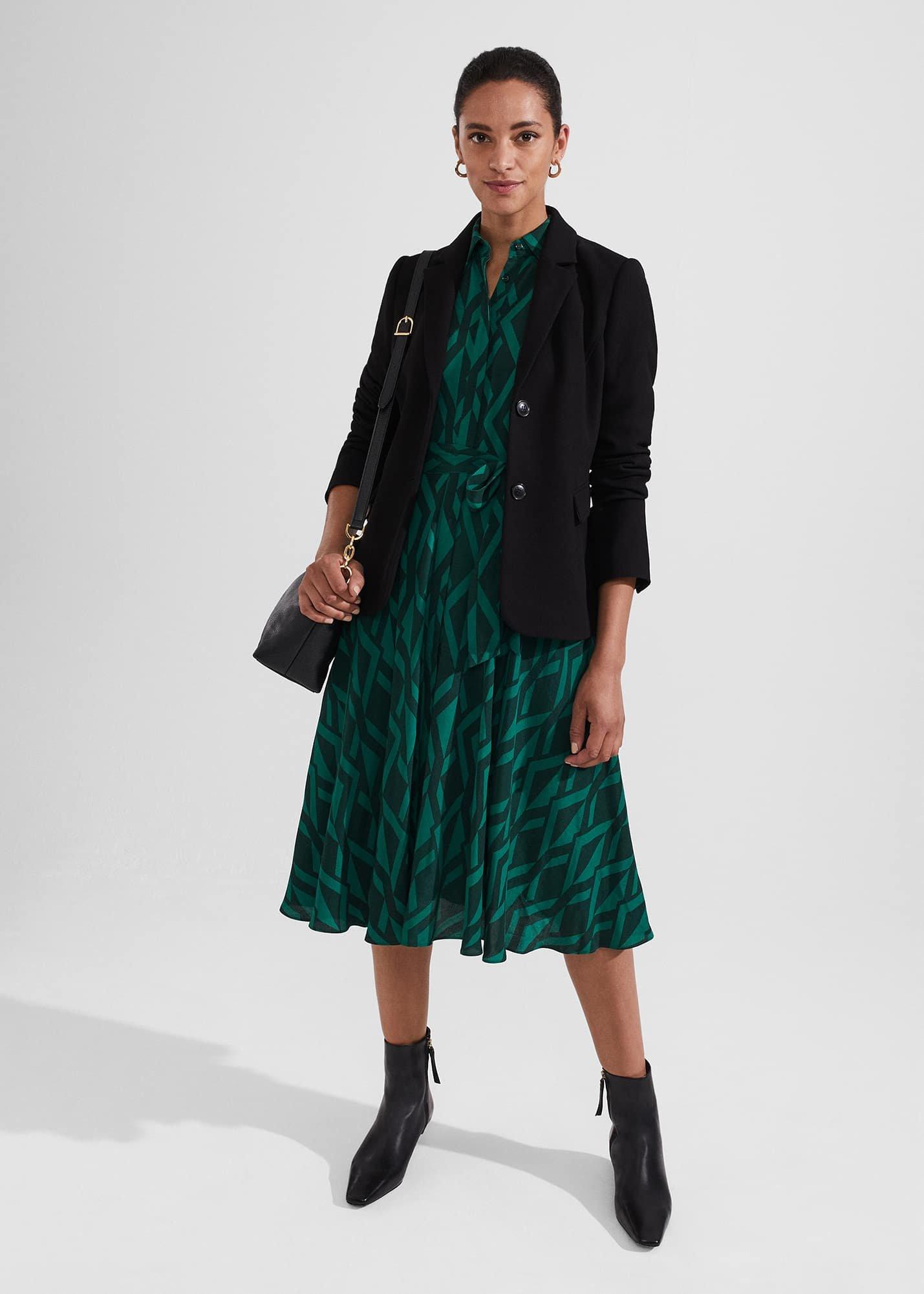 Lainey Dress, Green Multi, hi-res