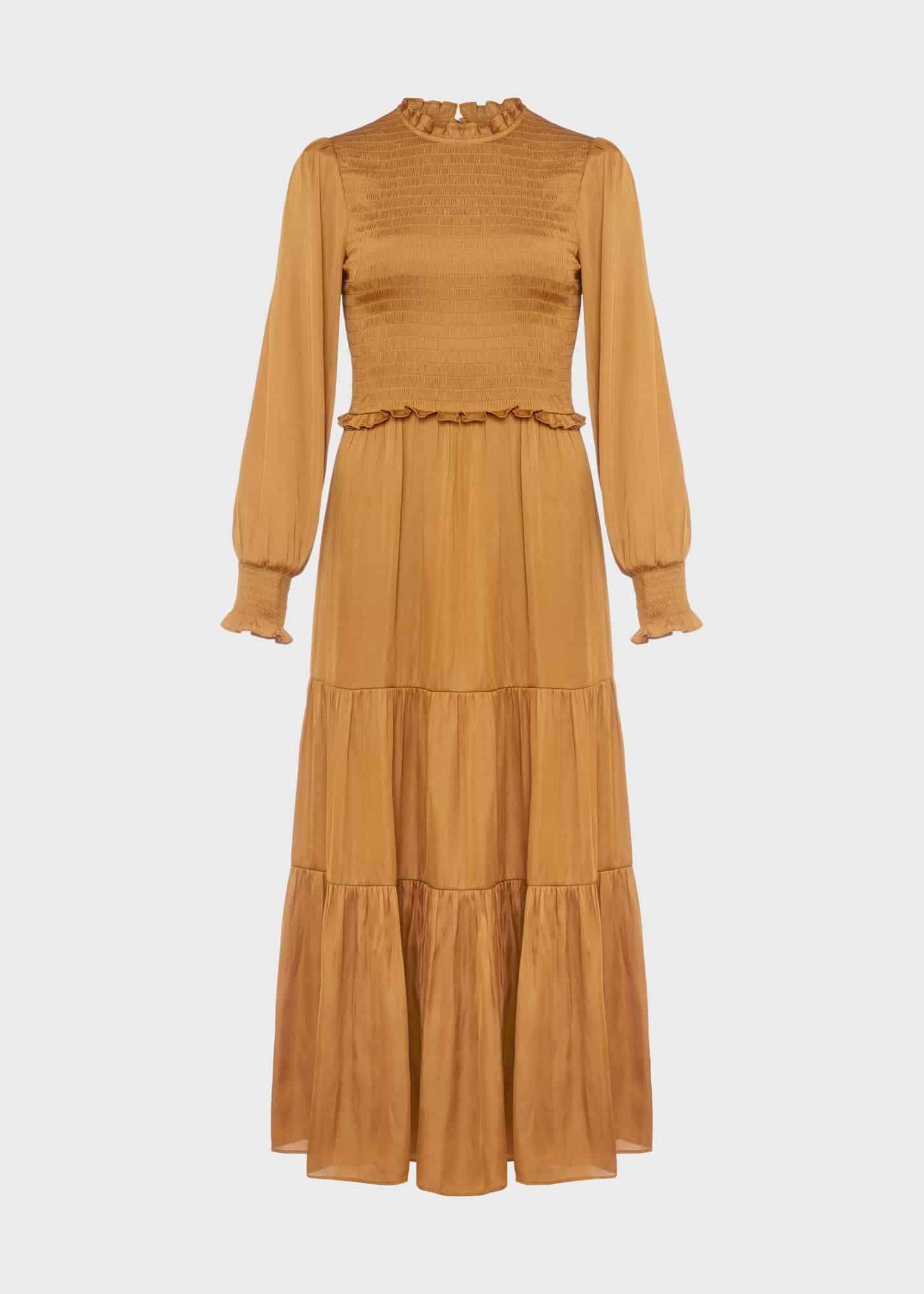 Beaumont Dress, Ochre, hi-res