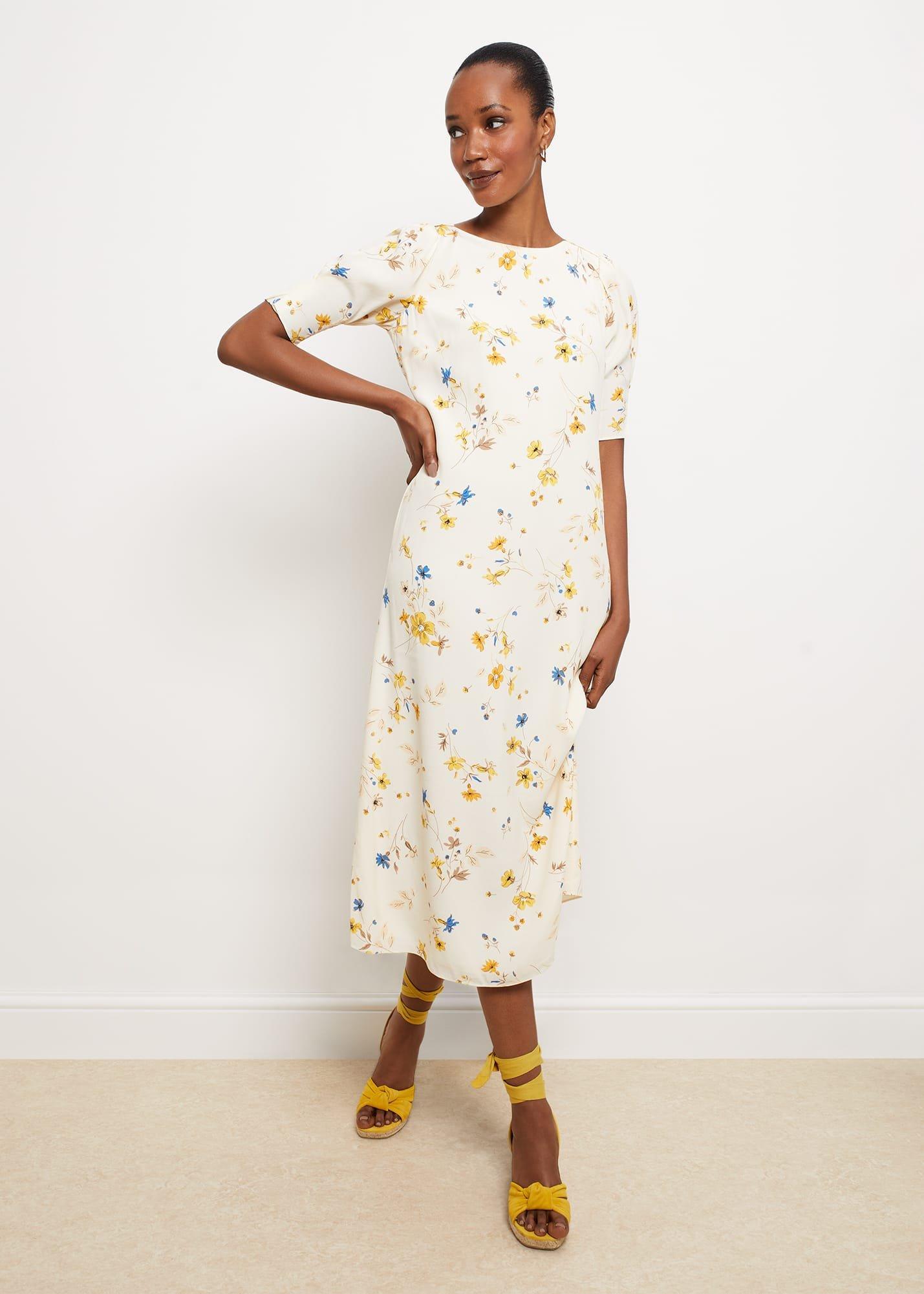 Fielding Dress, Cream Multi, hi-res