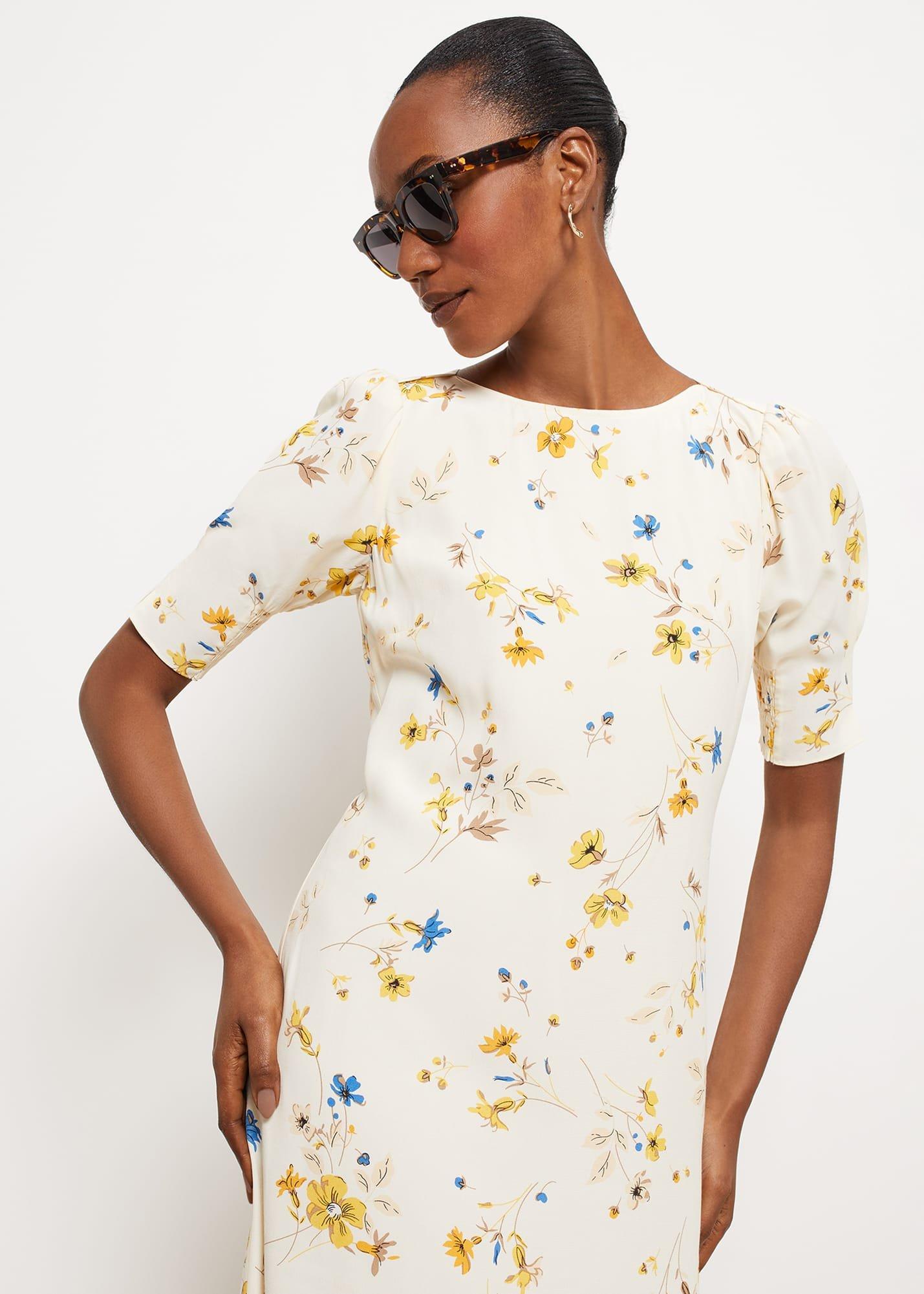 Fielding Dress, Cream Multi, hi-res