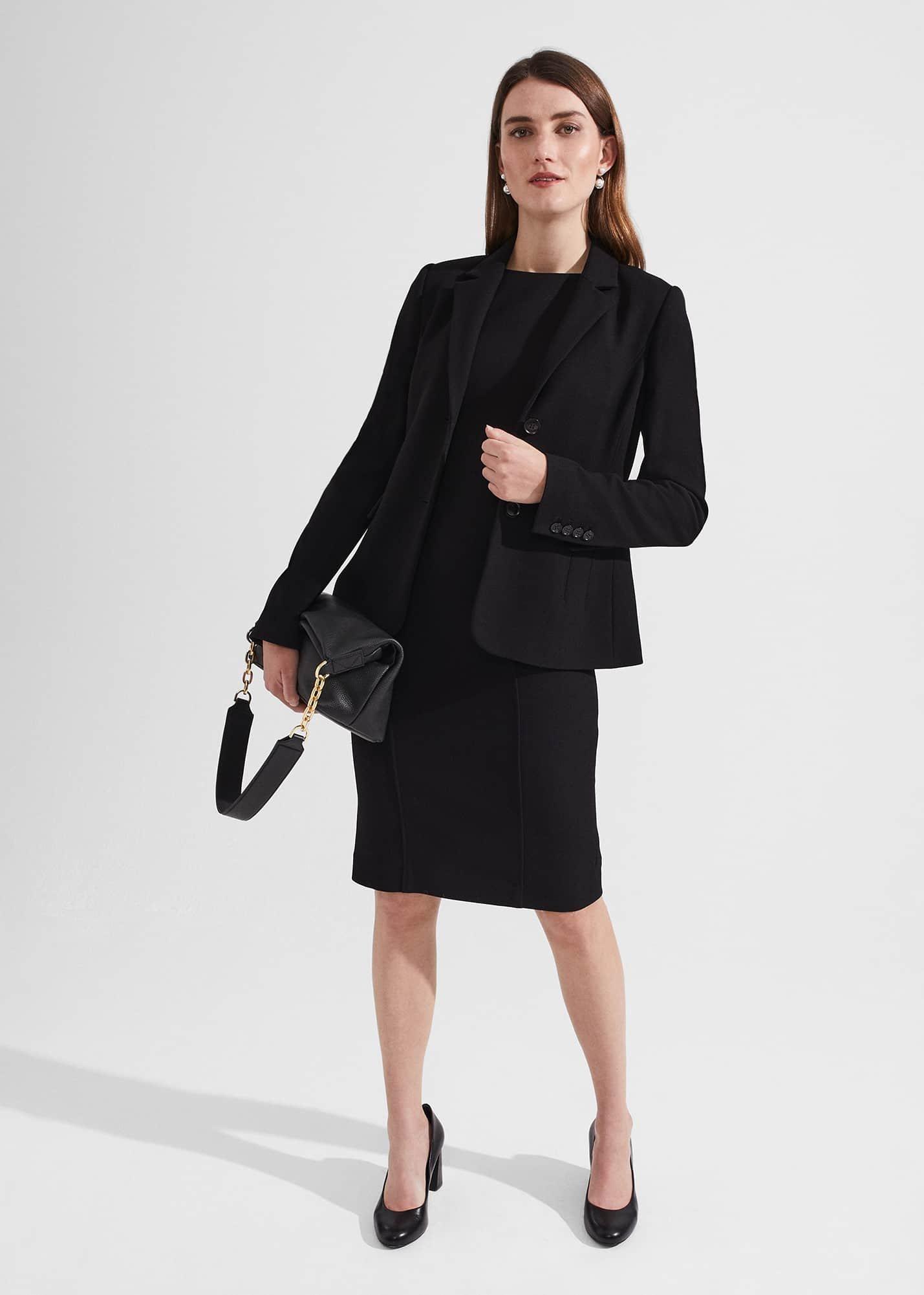 Petite Charley Dress, Black, hi-res