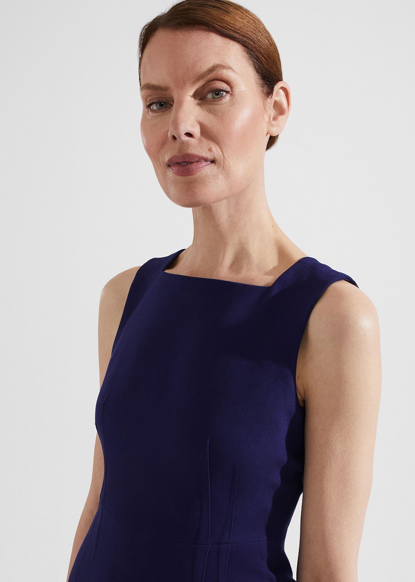 Romy Dress, Rich Navy Blue, hi-res