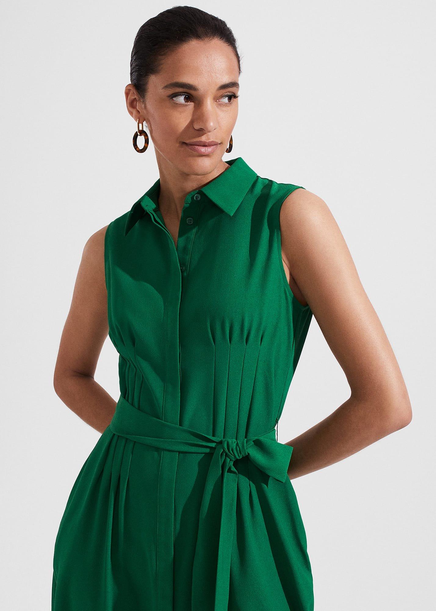 Sandra Dress, Green, hi-res