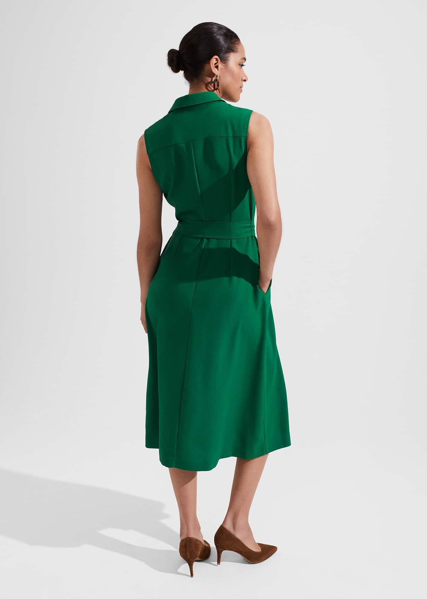 Sandra Dress, Green, hi-res