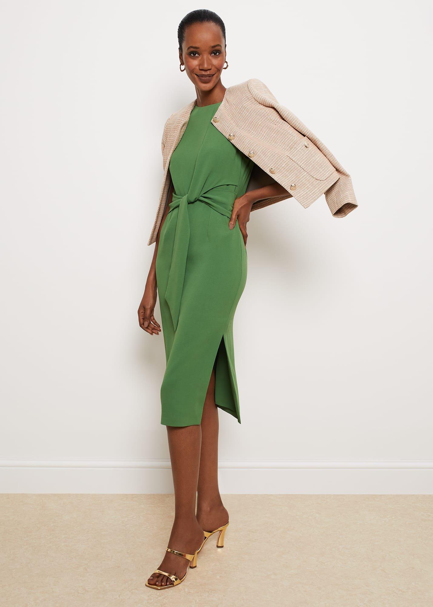 Maxwell Dress, Elm Green, hi-res