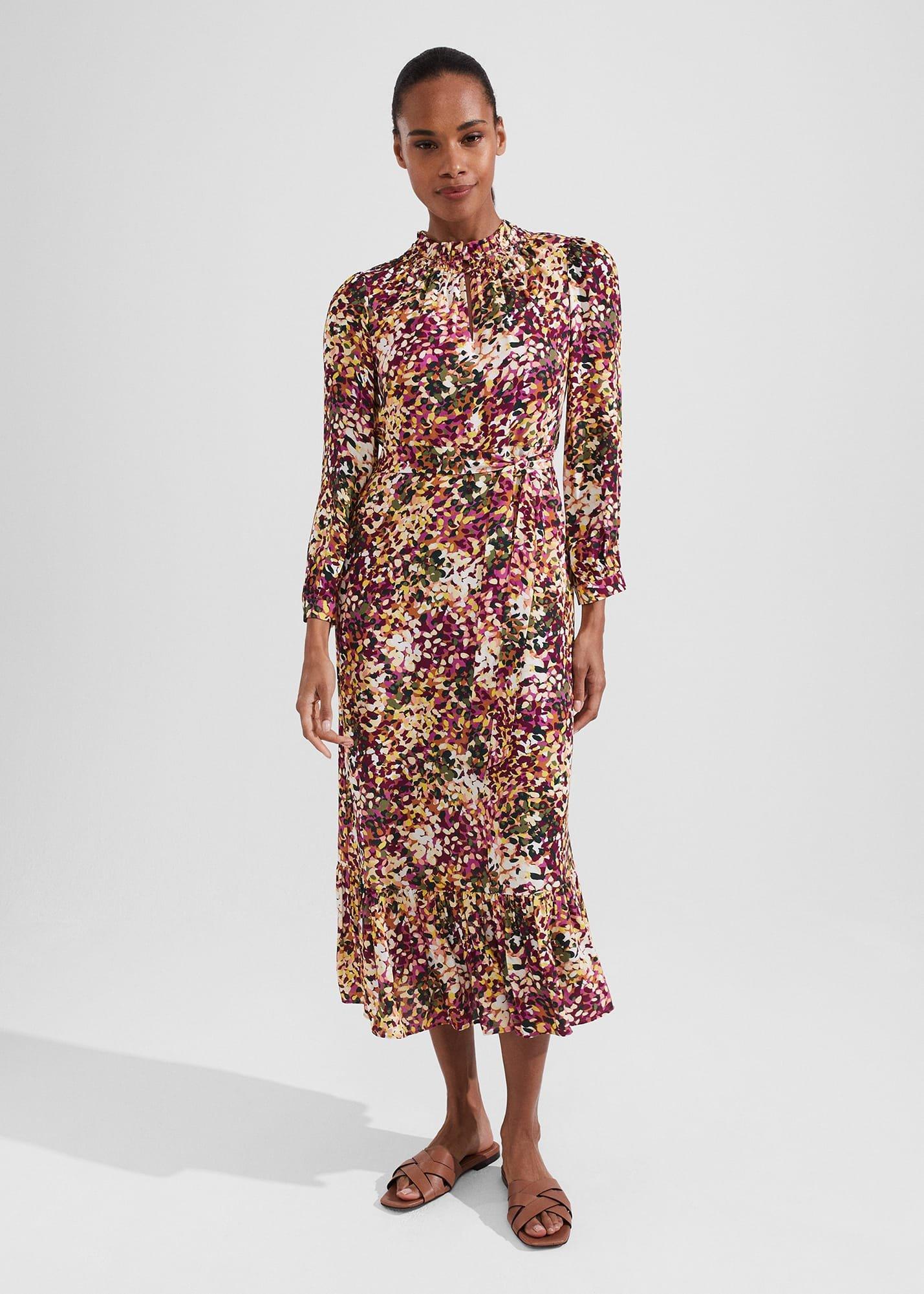 Petite Camellia Dress, Multi, hi-res