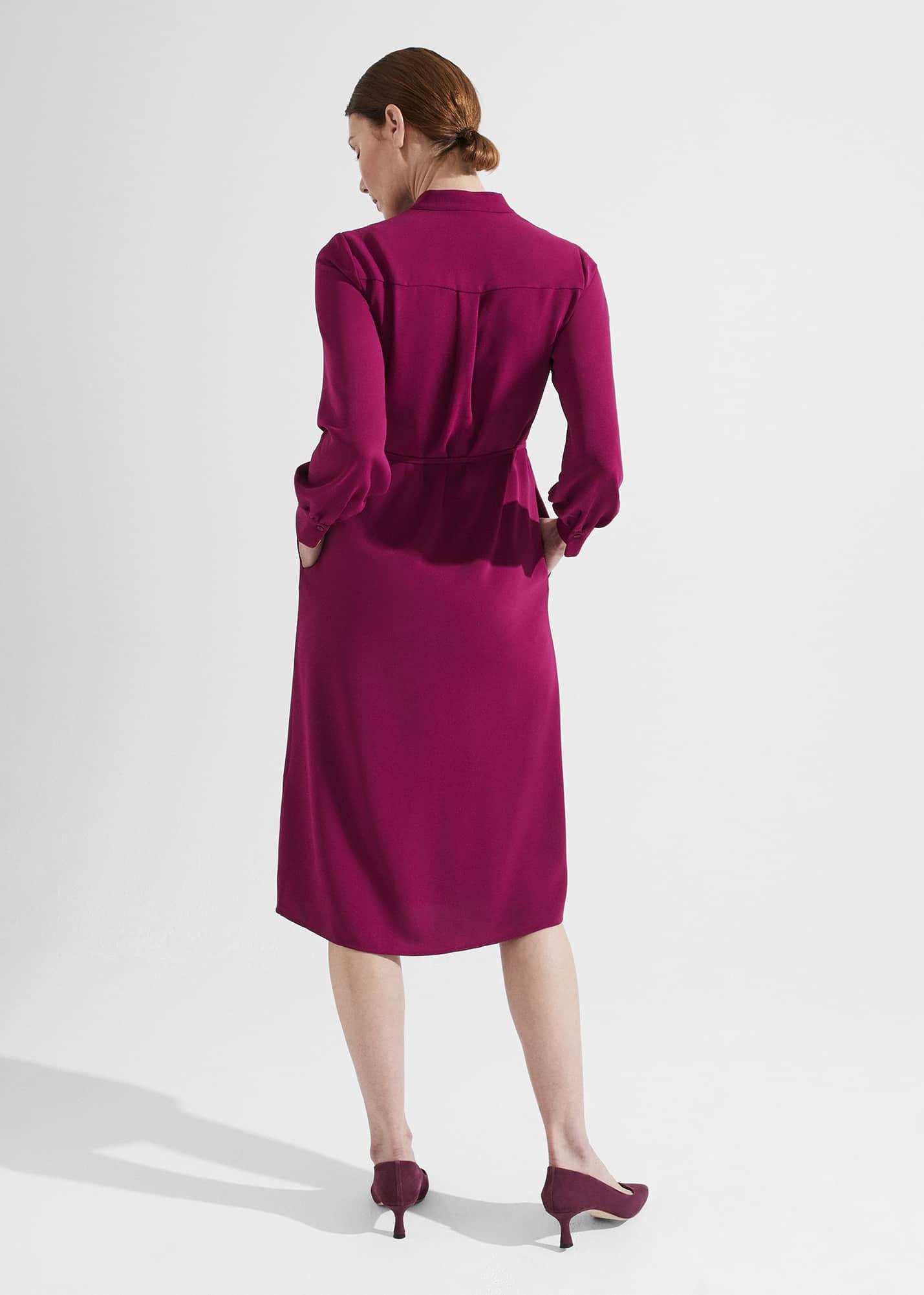 Bletchley Dress, Plum Pink, hi-res