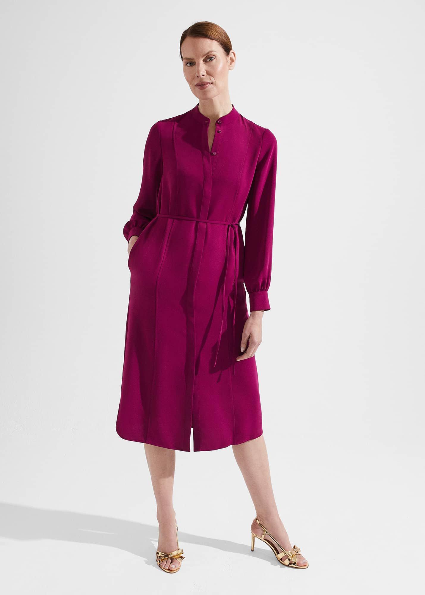Bletchley Dress, Plum Pink, hi-res