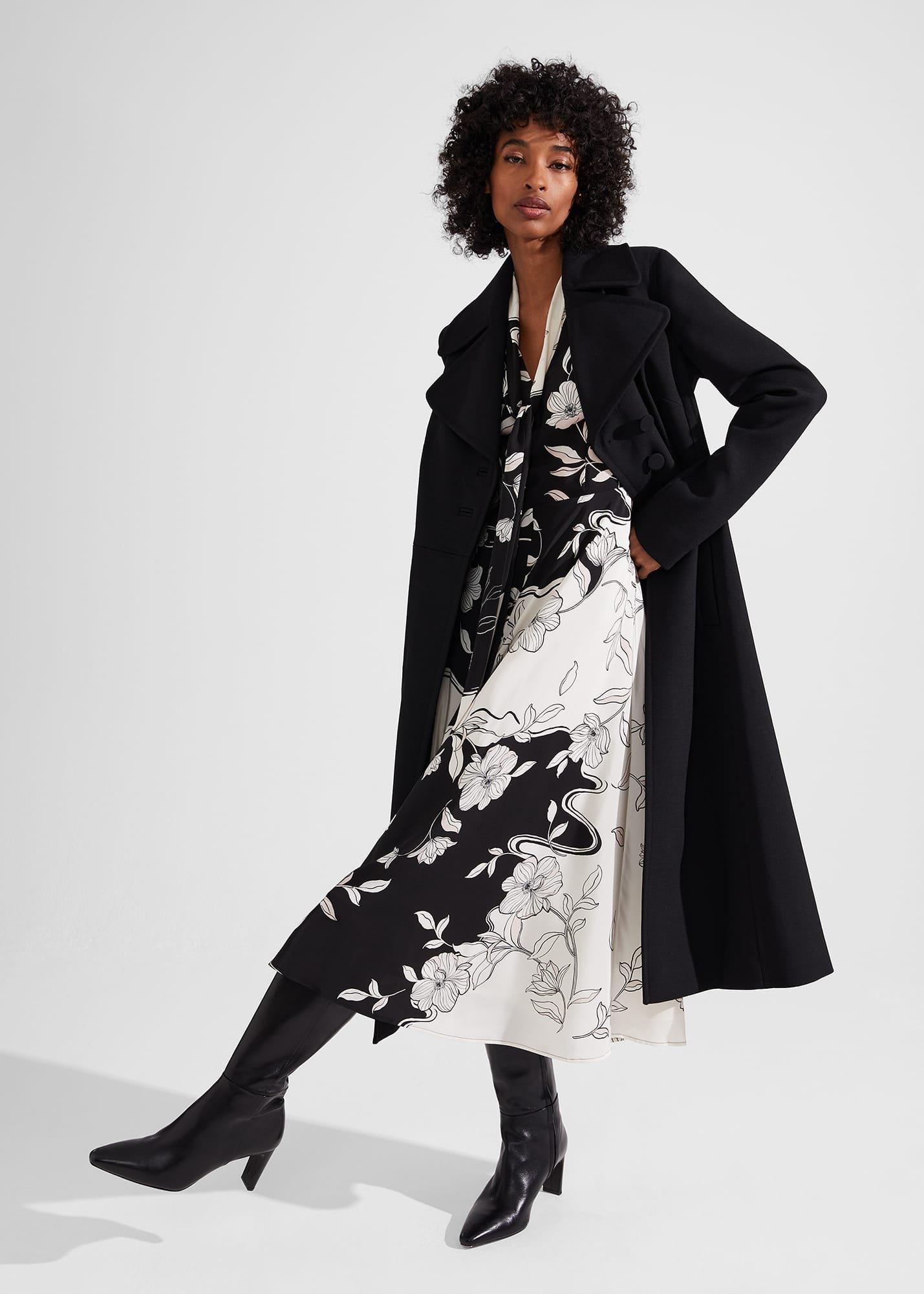 Isadora Silk Dress, Buttercream Mul, hi-res