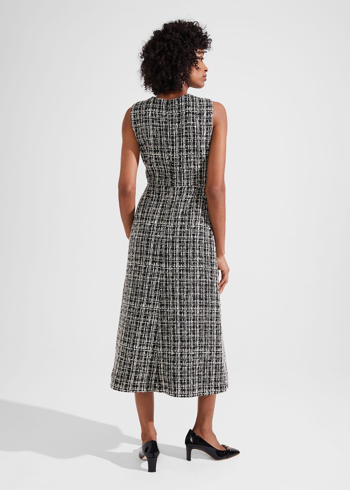 Adelaide Dress, Black Ivory, hi-res