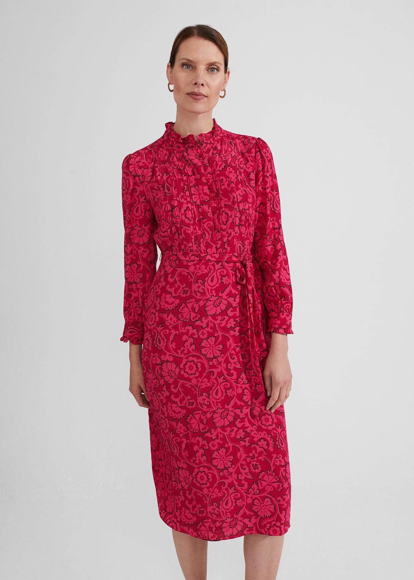 Eleanora Dress, Red Pink, hi-res
